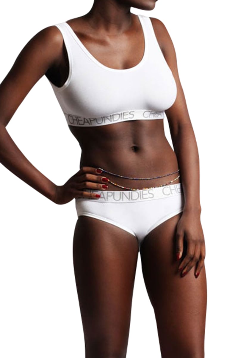 CheapUndies White Venus Sports Bra