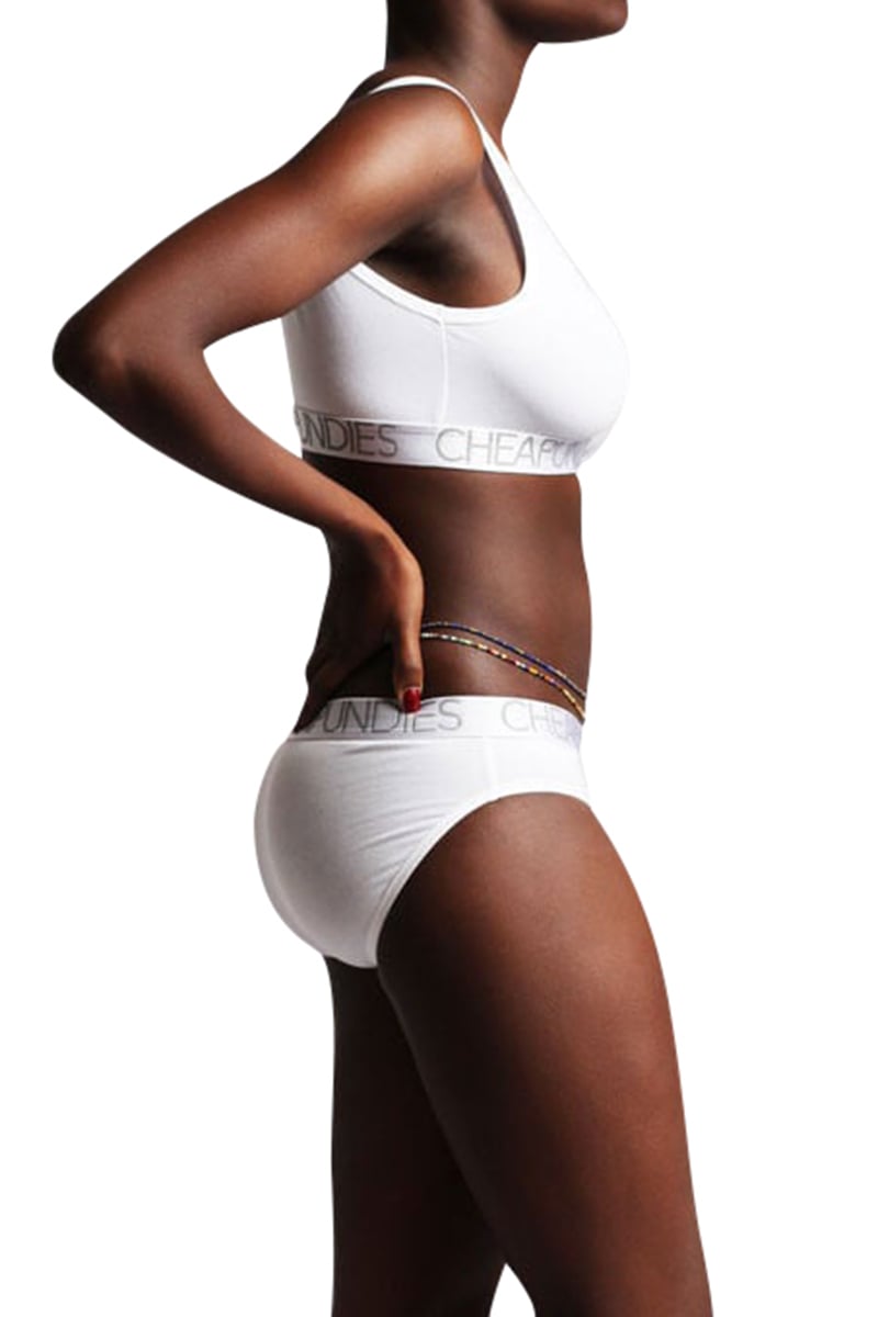 CheapUndies White Venus Sports Bra