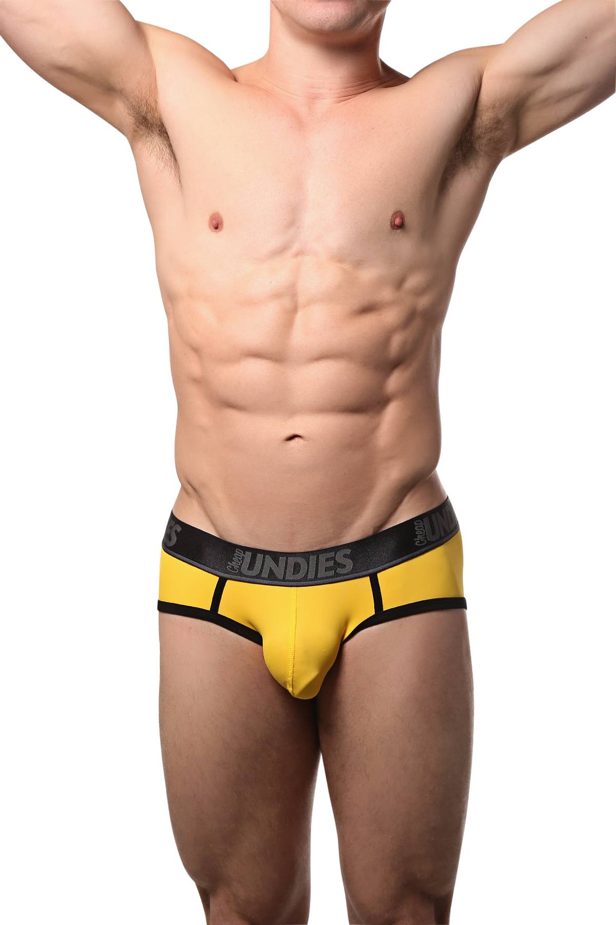 CheapUndies Yellow Fluid Brief