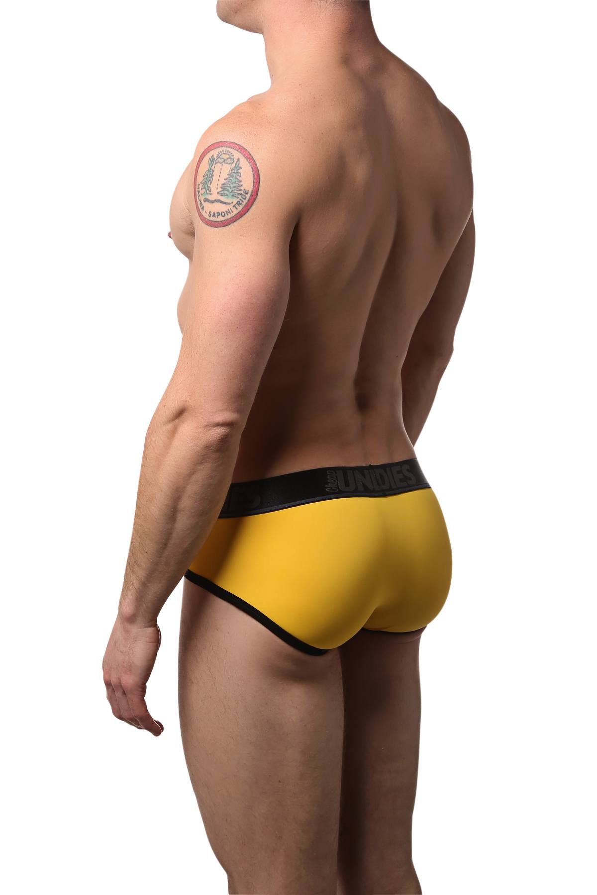 CheapUndies Yellow Fluid Brief