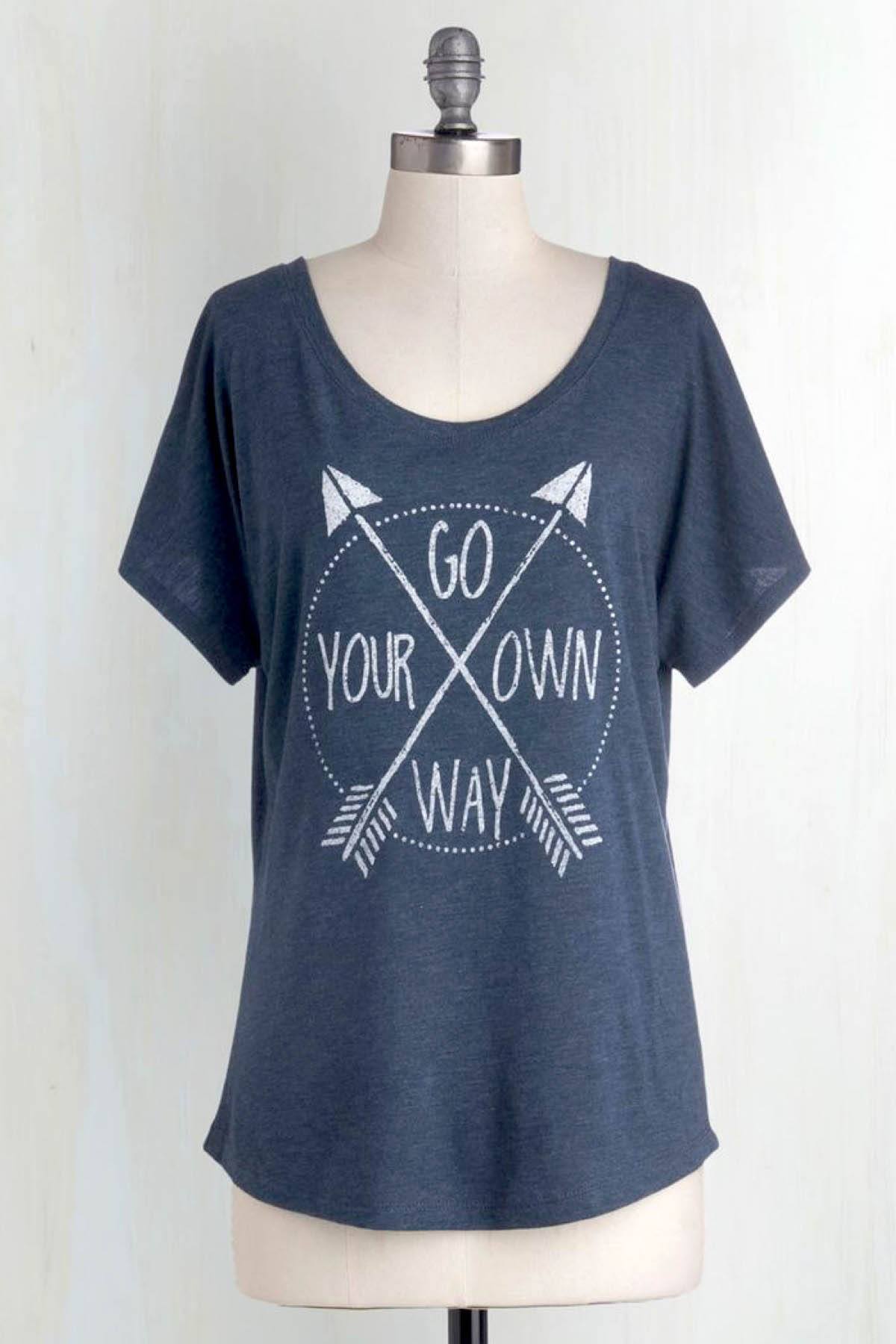 Choke Blue GYOW Dolman Tee