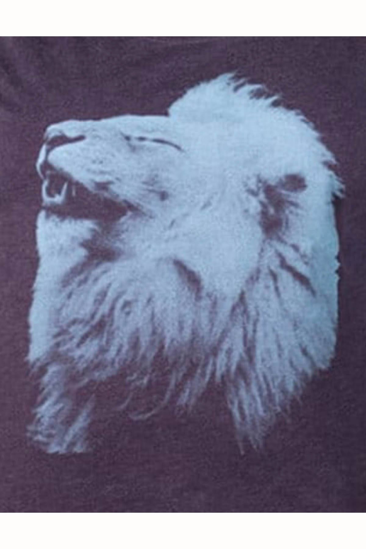 Choke Burgundy Jungle-King Dolman Tee