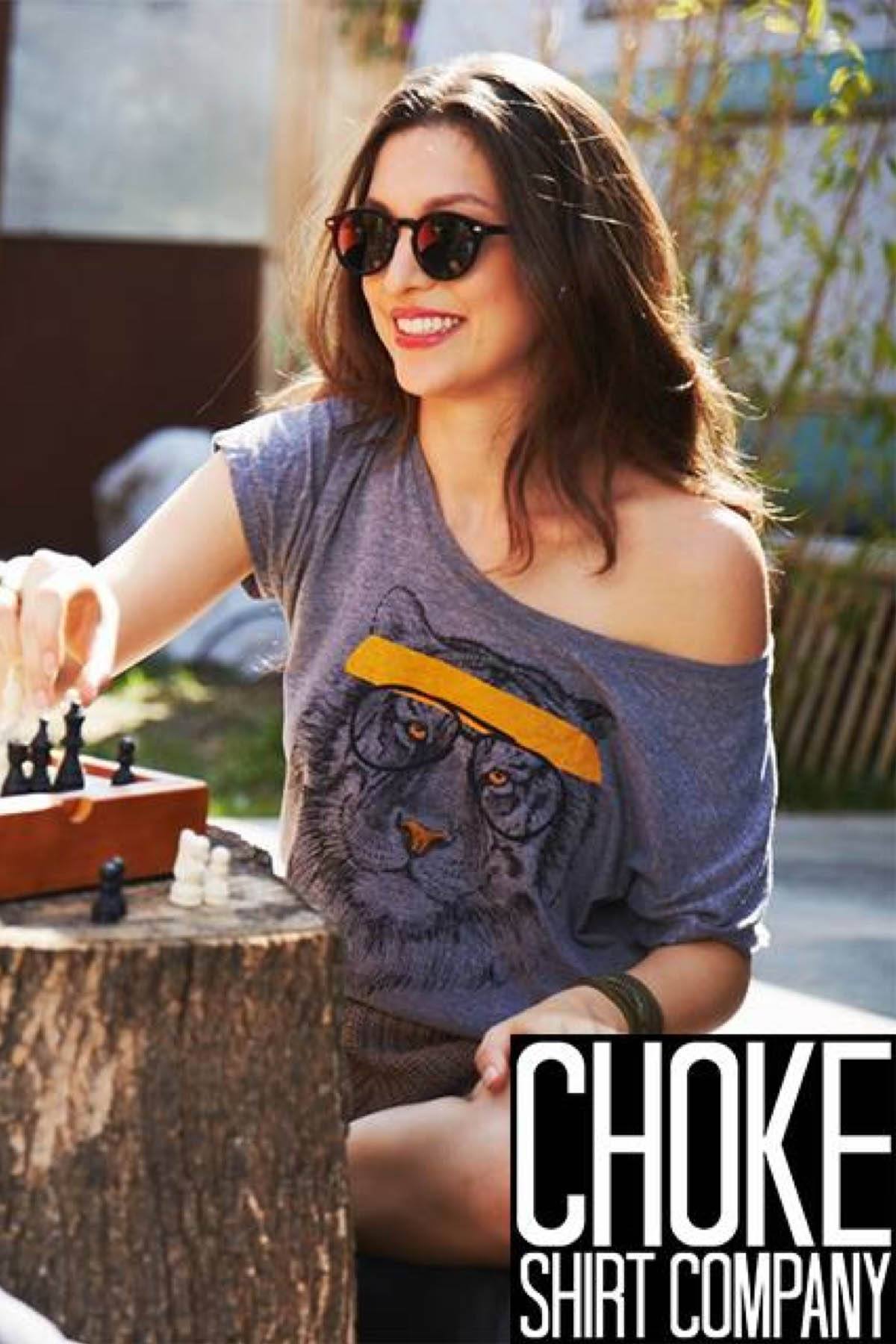 Choke Grey Tiger Dolman Tee