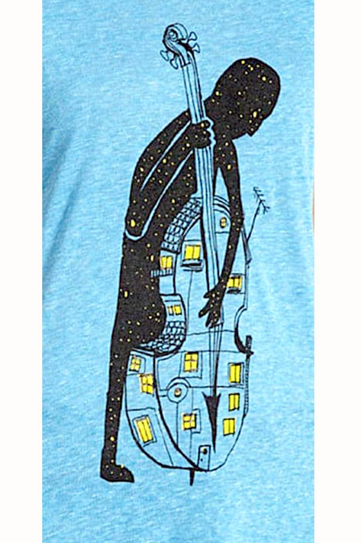 Choke Light-Blue Cello-City Dolman Tee