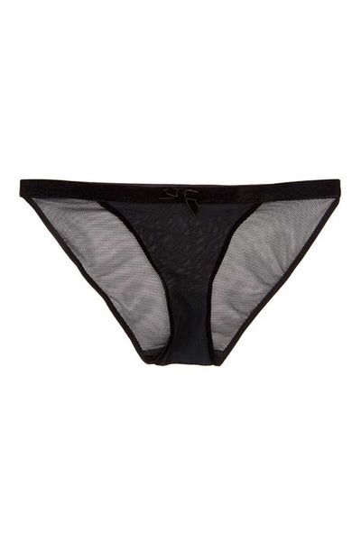 Claudette Black Fishnet Tanga Bikini