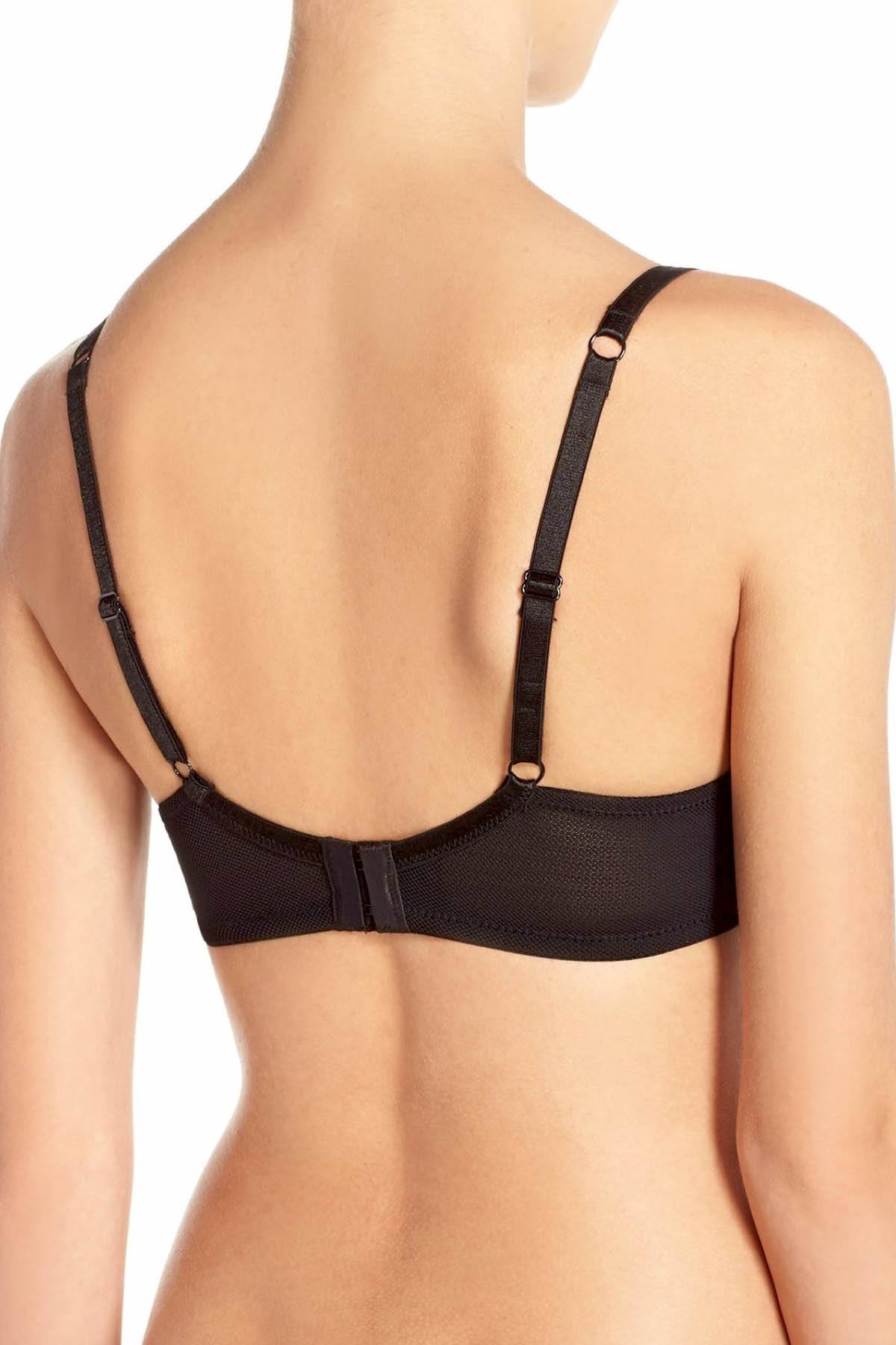 Claudette Black Mesh Demi Bra