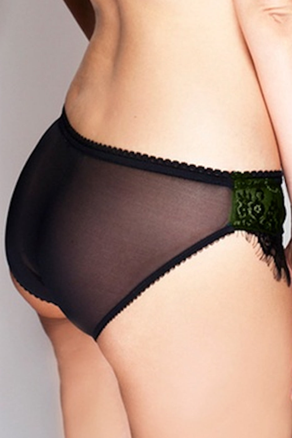 Claudette Neon Green En Dentelle Bikini