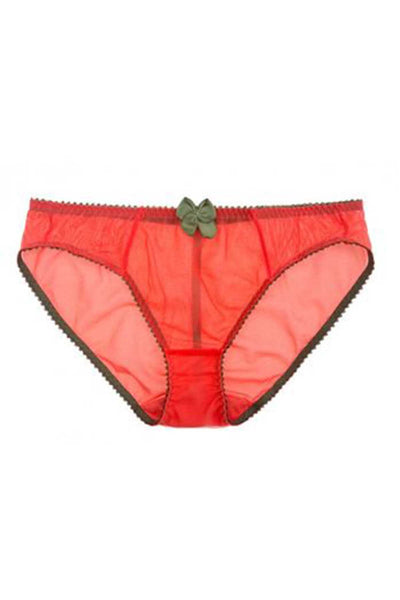 Claudette Papaya & Khaki Bikini