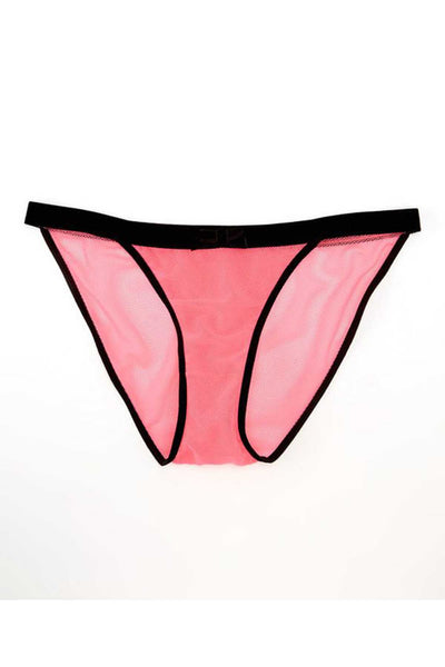 Claudette Pink Fishnet Tanga Bikini