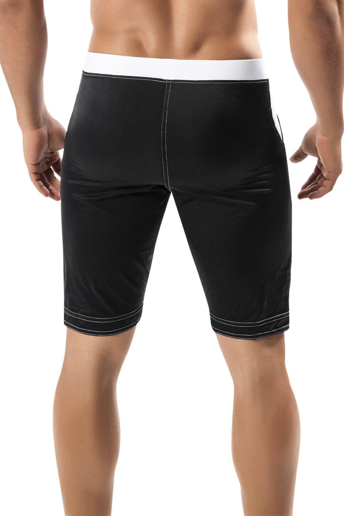 Clever Black Guarulhos Long Swim Trunk
