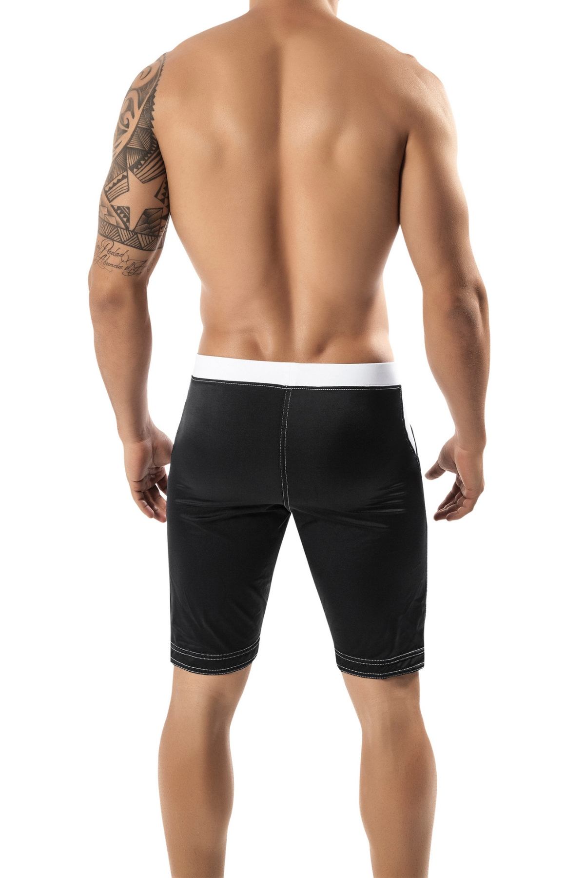Clever Black Guarulhos Long Swim Trunk