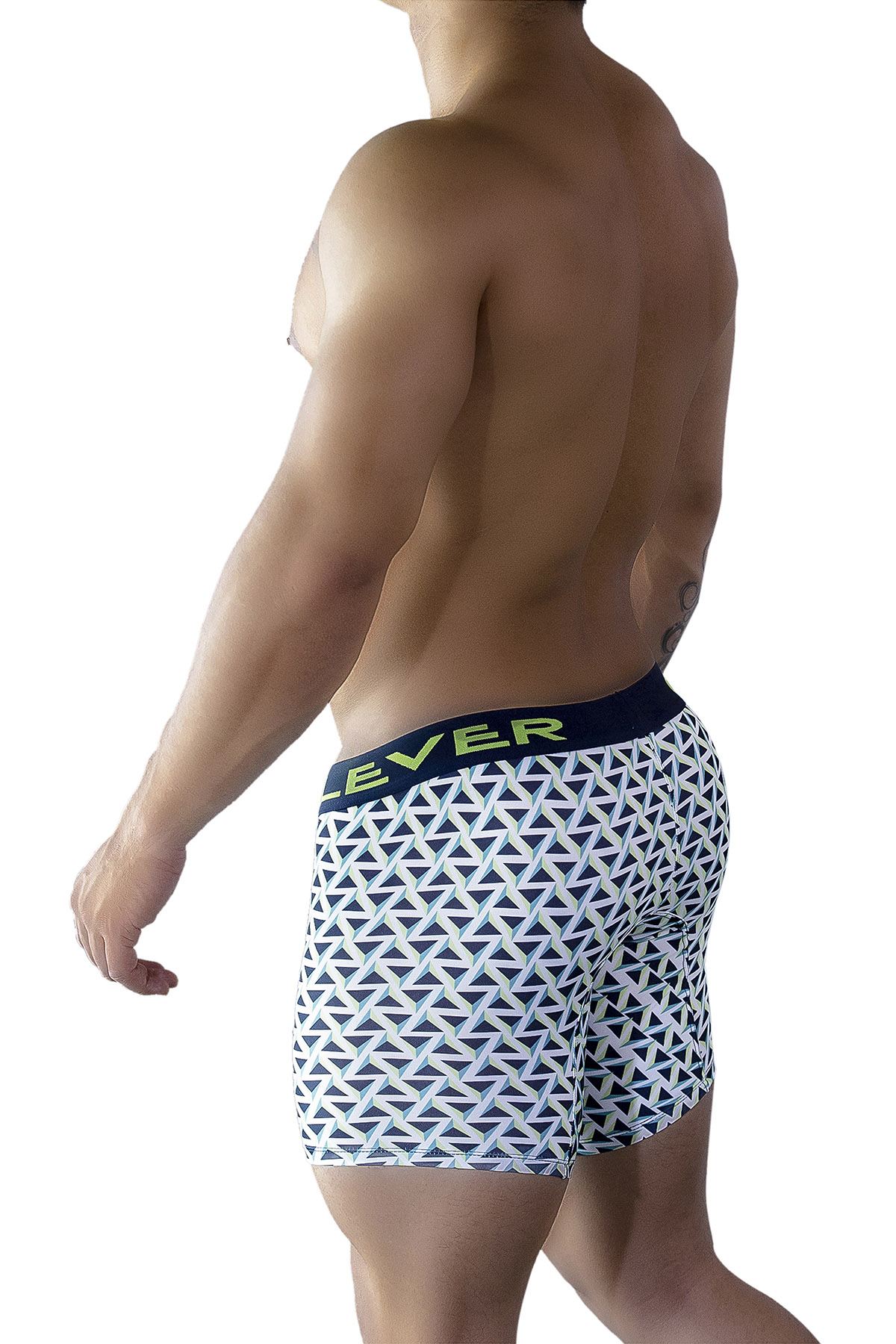 Clever Limited Edition Blue/Green Geo X-Long Boxer 909913
