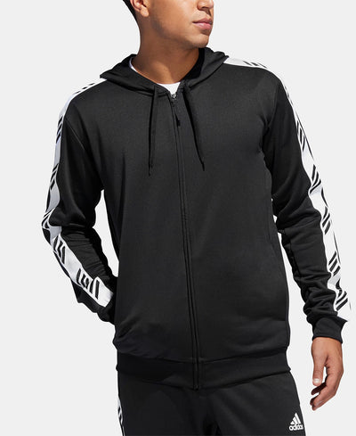 Climalite® Logo Zip Hoodie Black/white