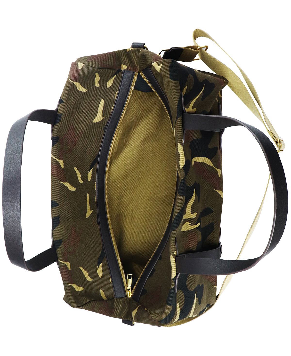 Club Room Army Duffle Bag Green Camo