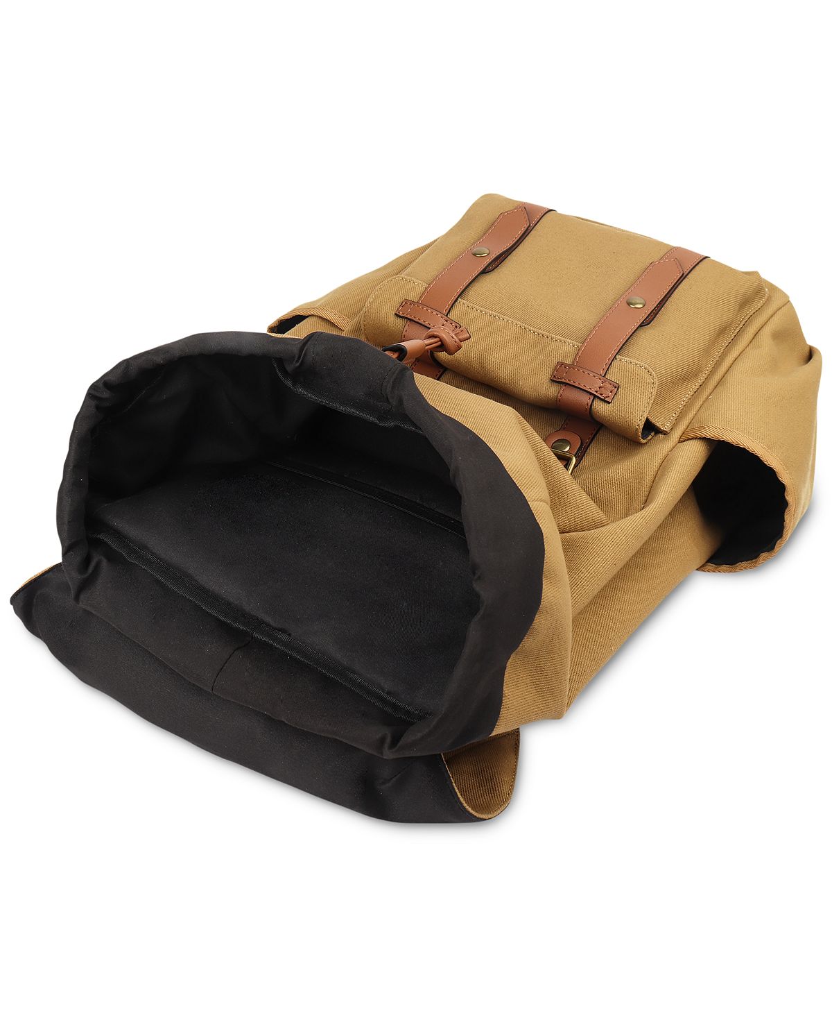 Club Room Backpack With Flaps Khaki
