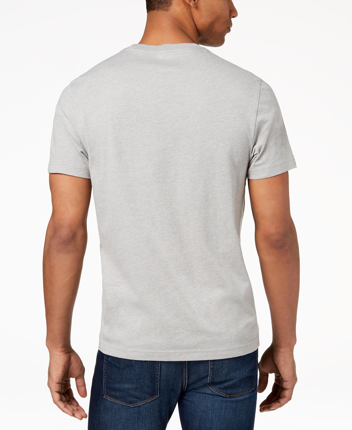 Club Room Performance Crew Neck T-shirt Light Grey Heather