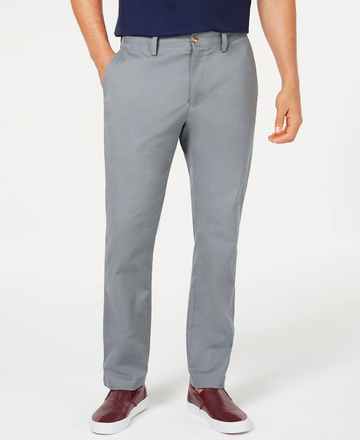 Club Room Stretch Chinos Shark
