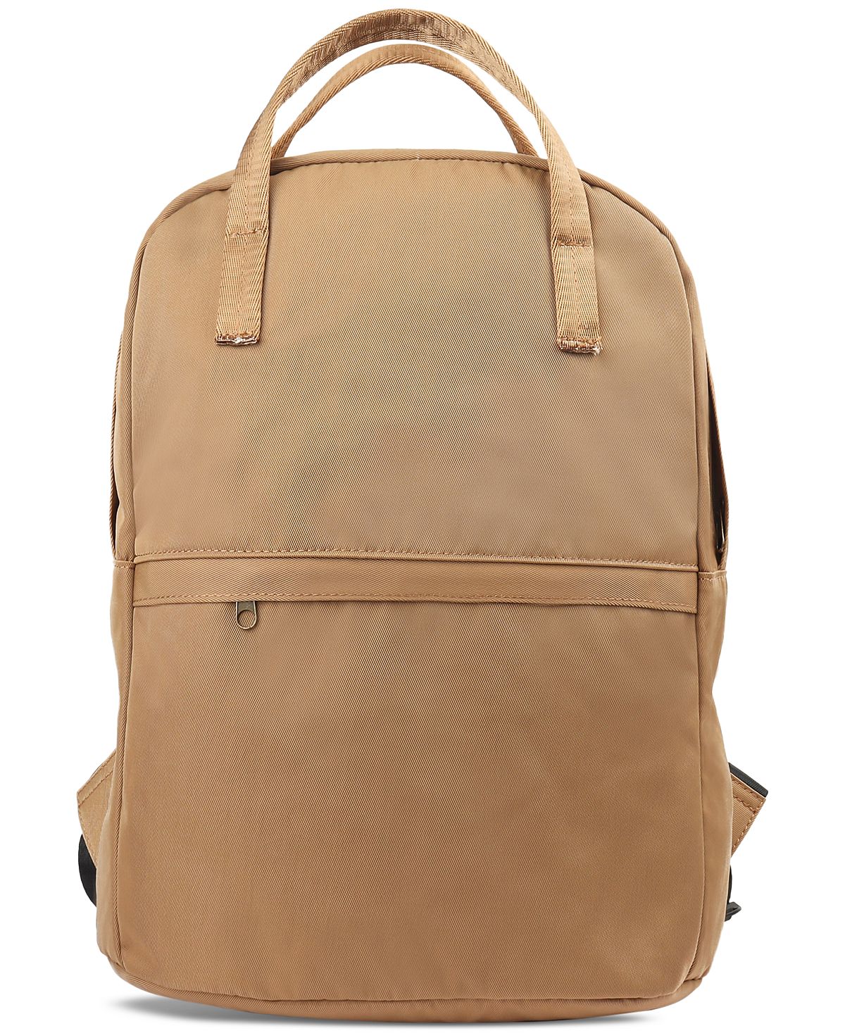 Club Room Textured Backpack Mustard
