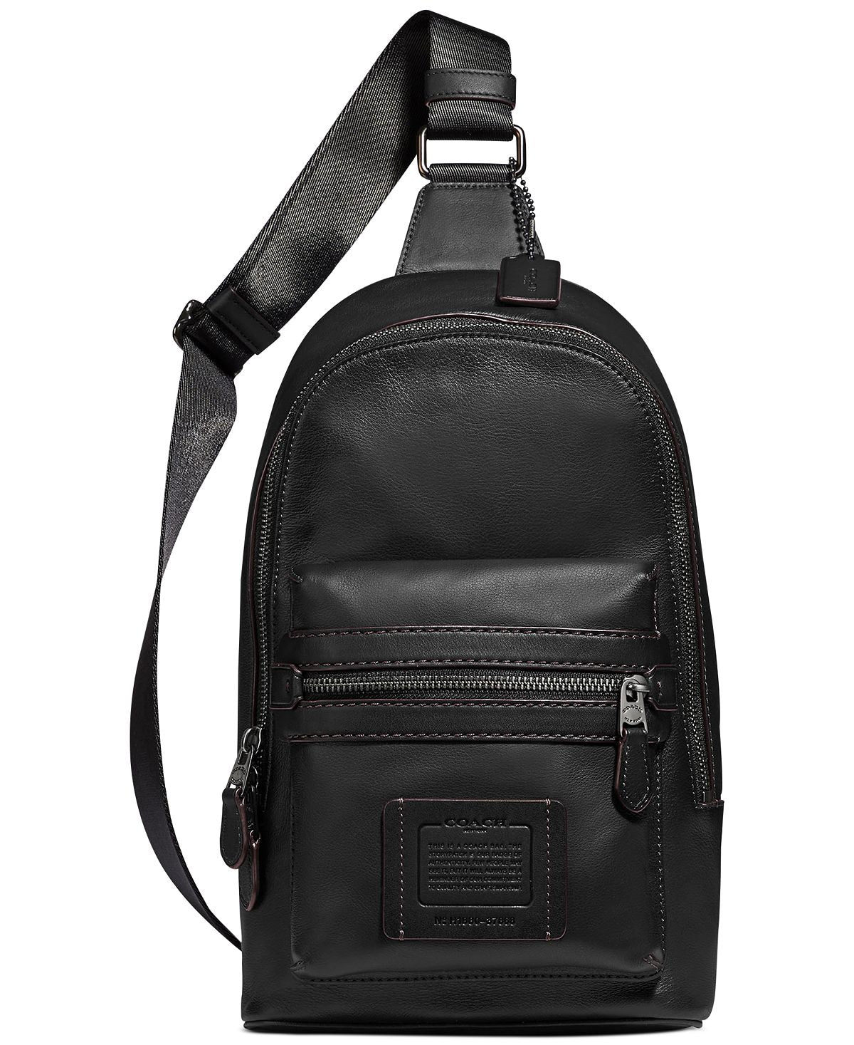 Coach Academy Leather Pack Ji/black