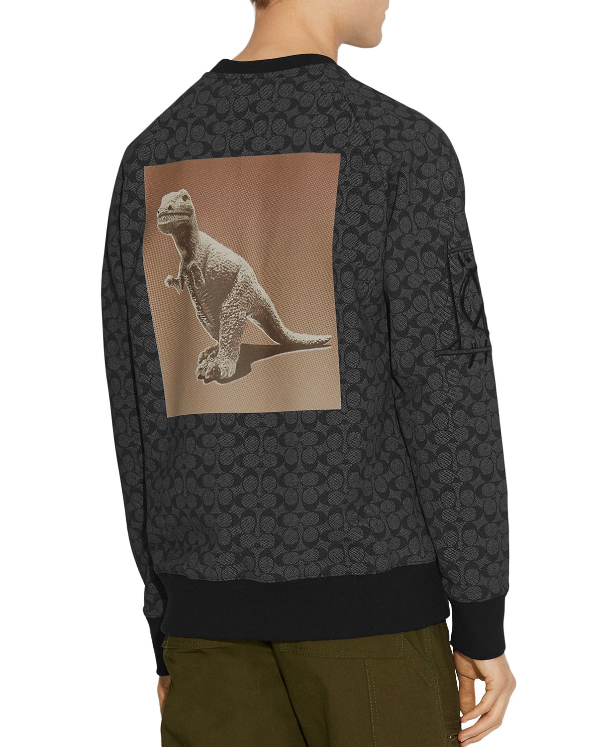 Coach Rexy Graphic Sweatshirt Black