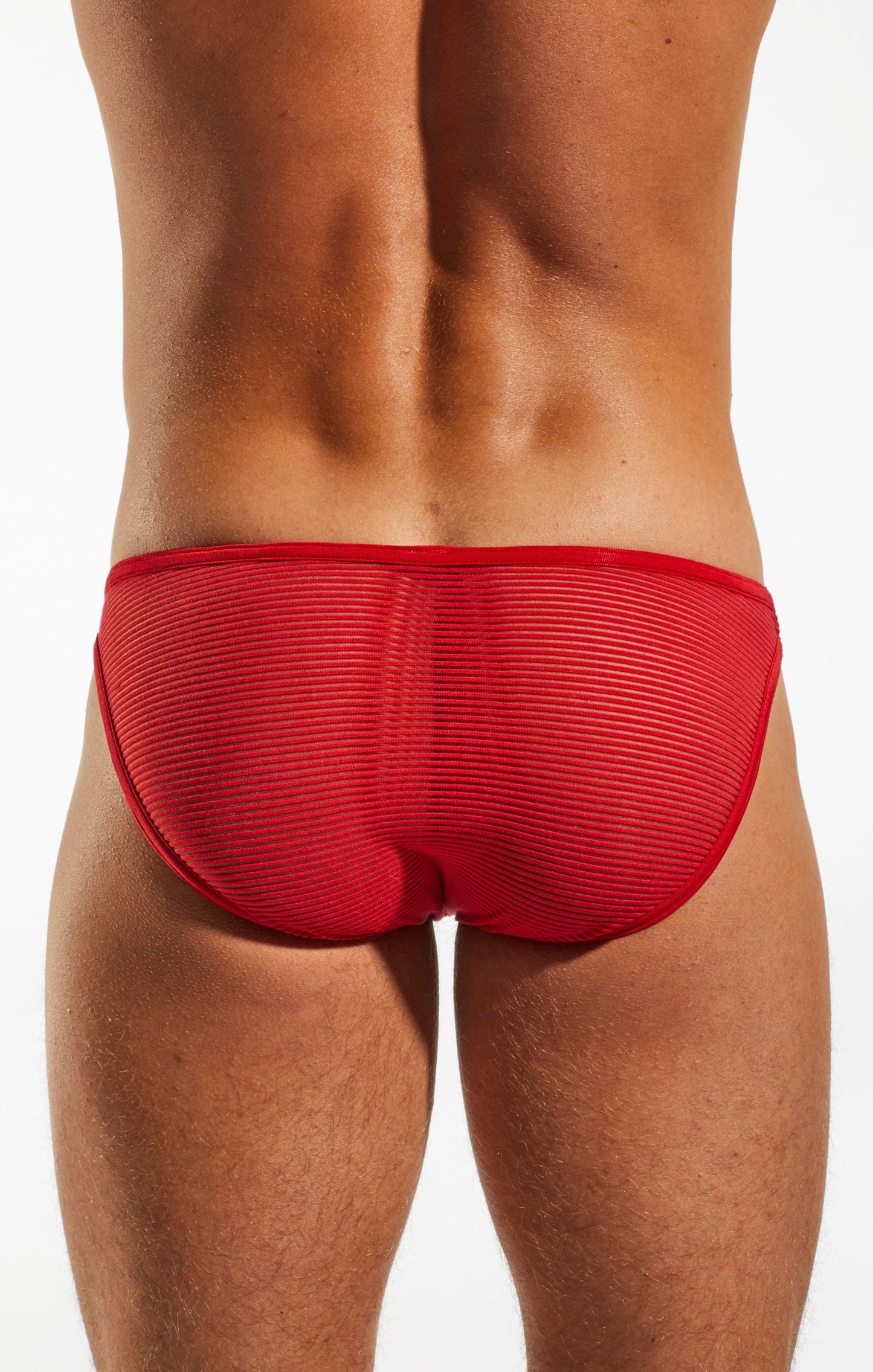 Cocksox Red CX01SH Sheer Brief
