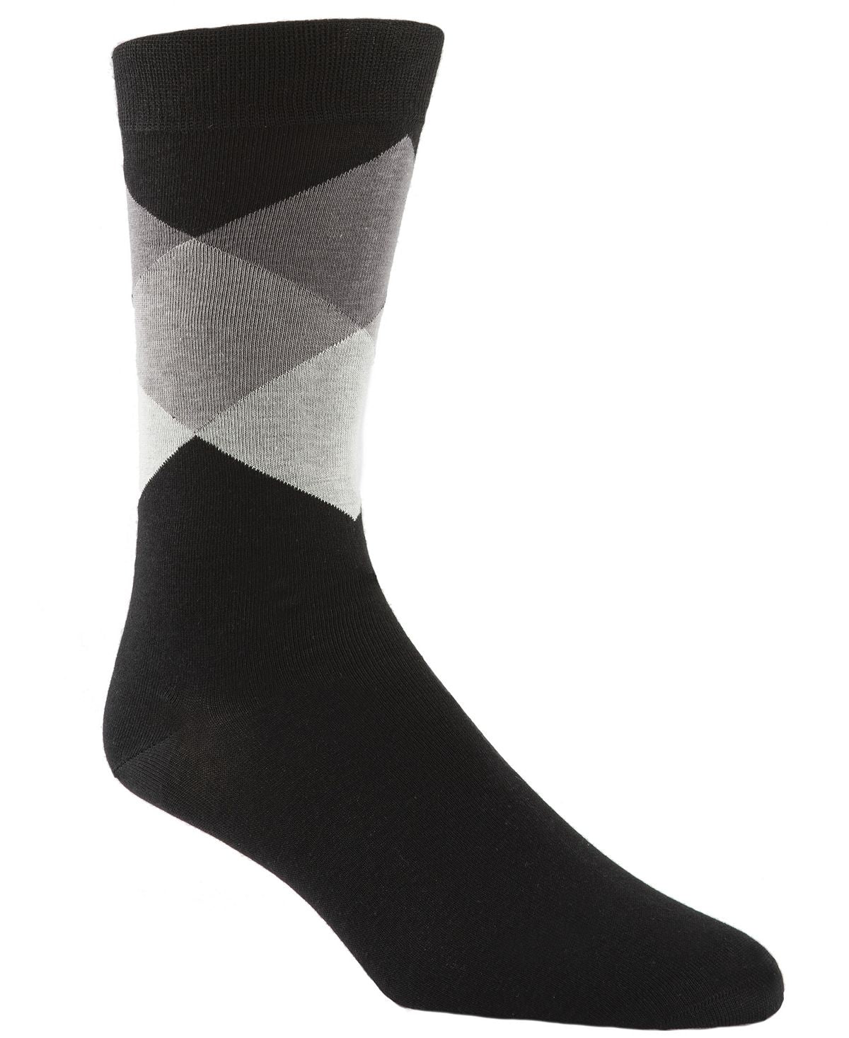 Cole Haan Diamond Crew Socks Black