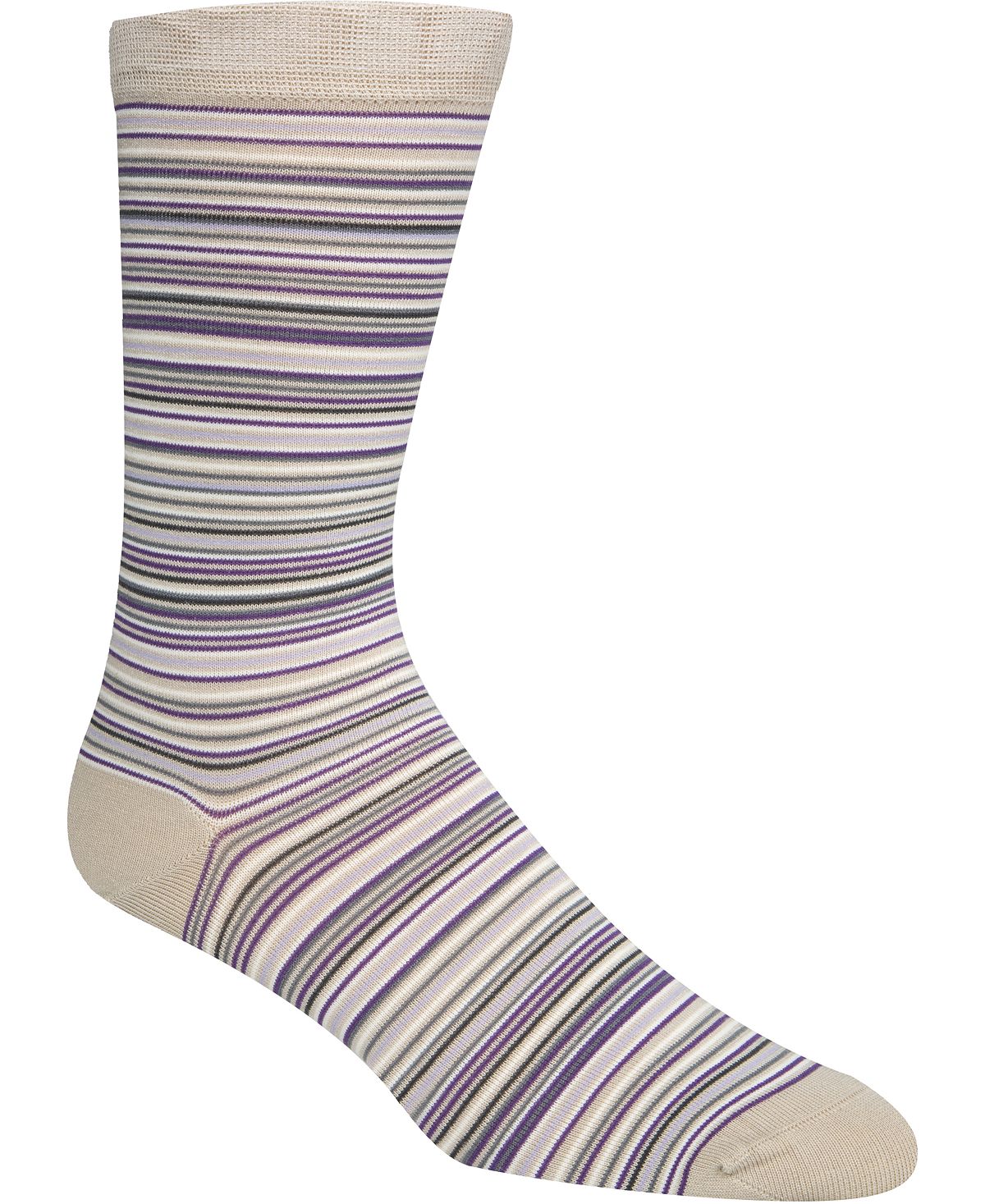 Cole Haan Multi Stripe Crew Socks Hawthorn