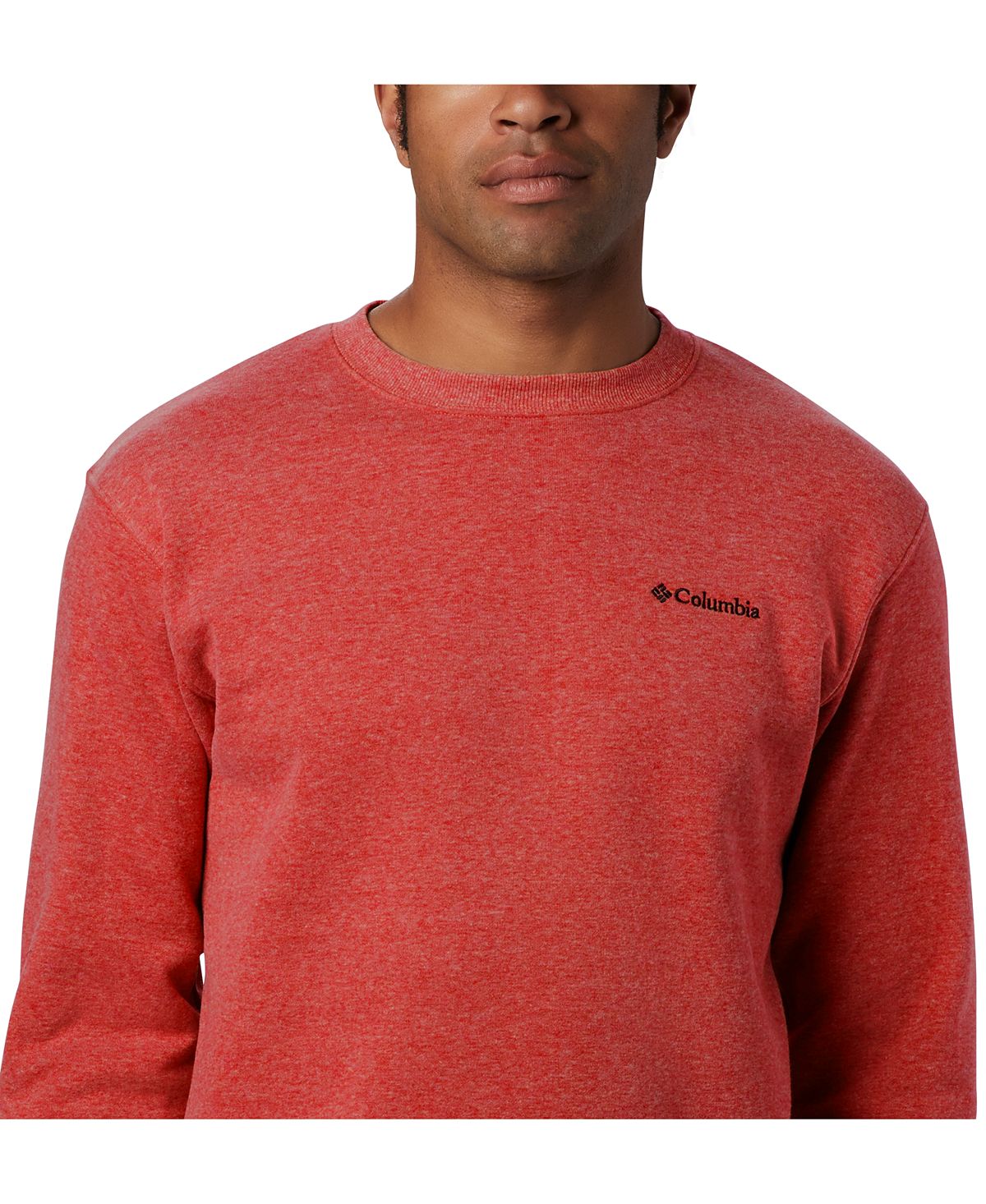 Columbia Big And Tall Hart Mountain Sweatshirt Red Jasper