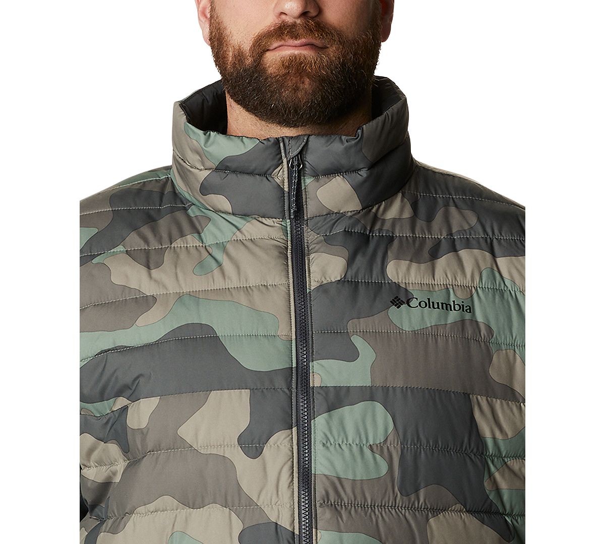 Columbia Big & Tall Powder Lite Jacket Cypress Mod Camo Print