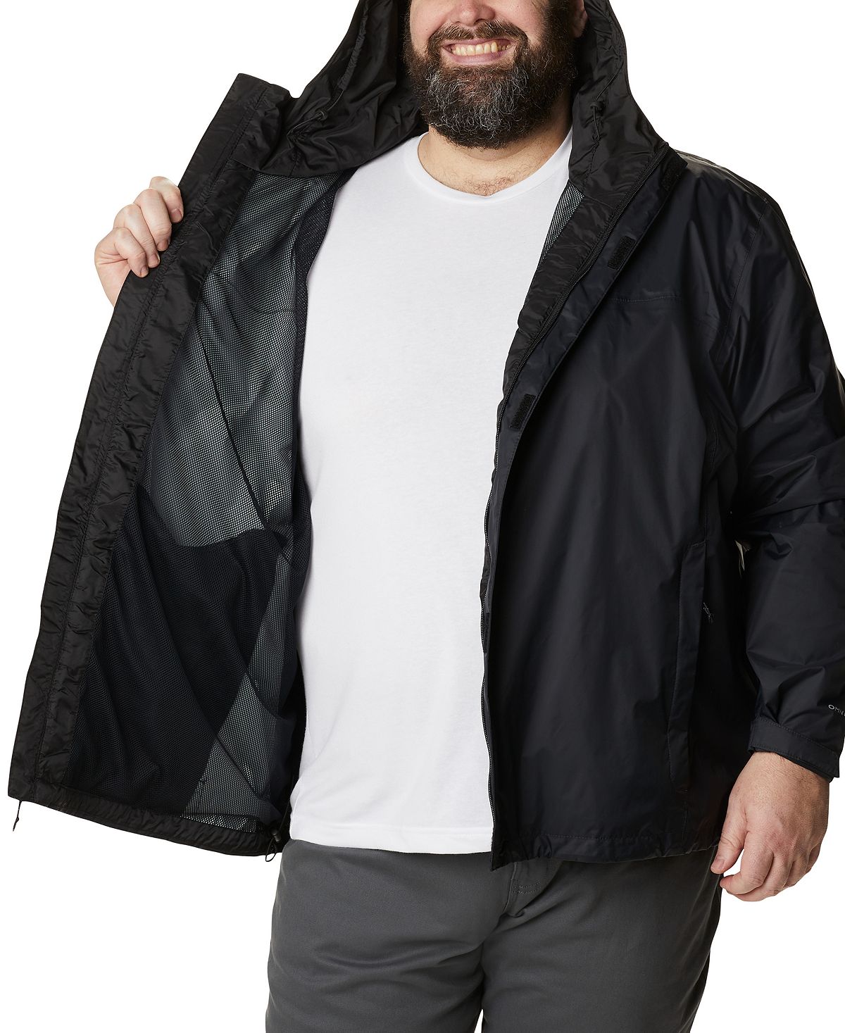 Columbia Big & Tall Watertight Ii Packable Jacket Black