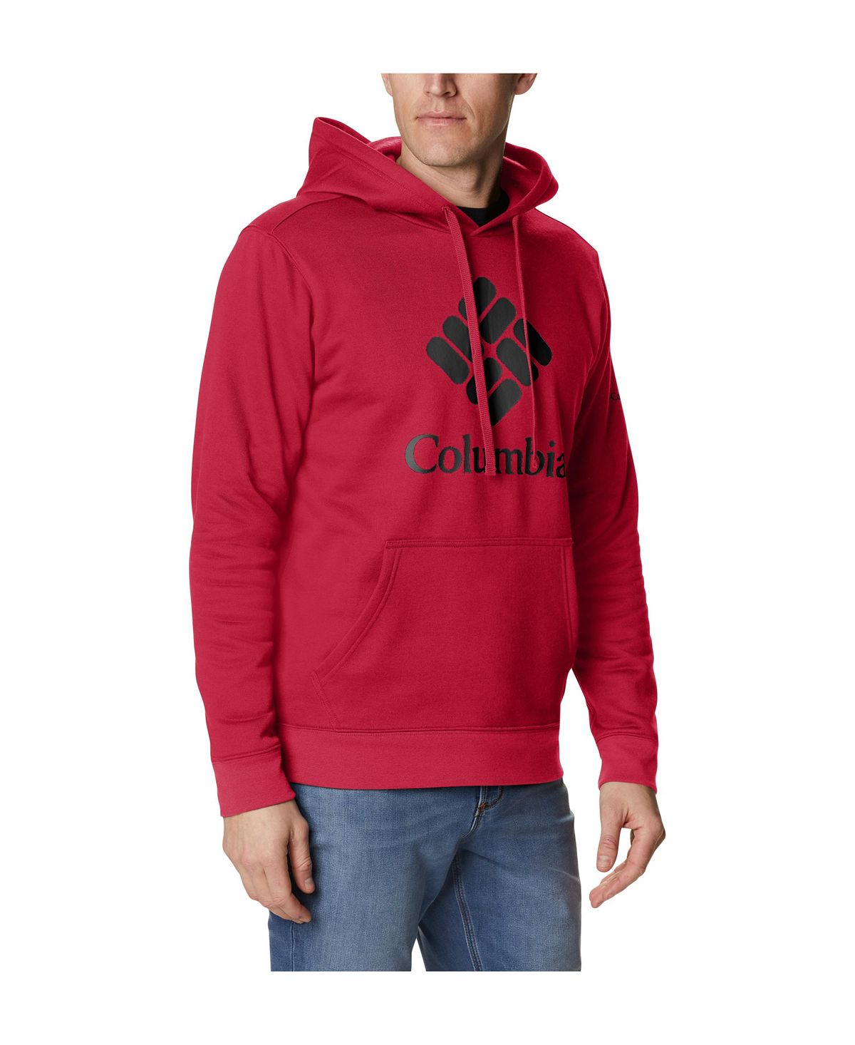 Columbia Csc Stacked Logo Trek Hoodie Mountain Red, Black CSC Stacked Logo