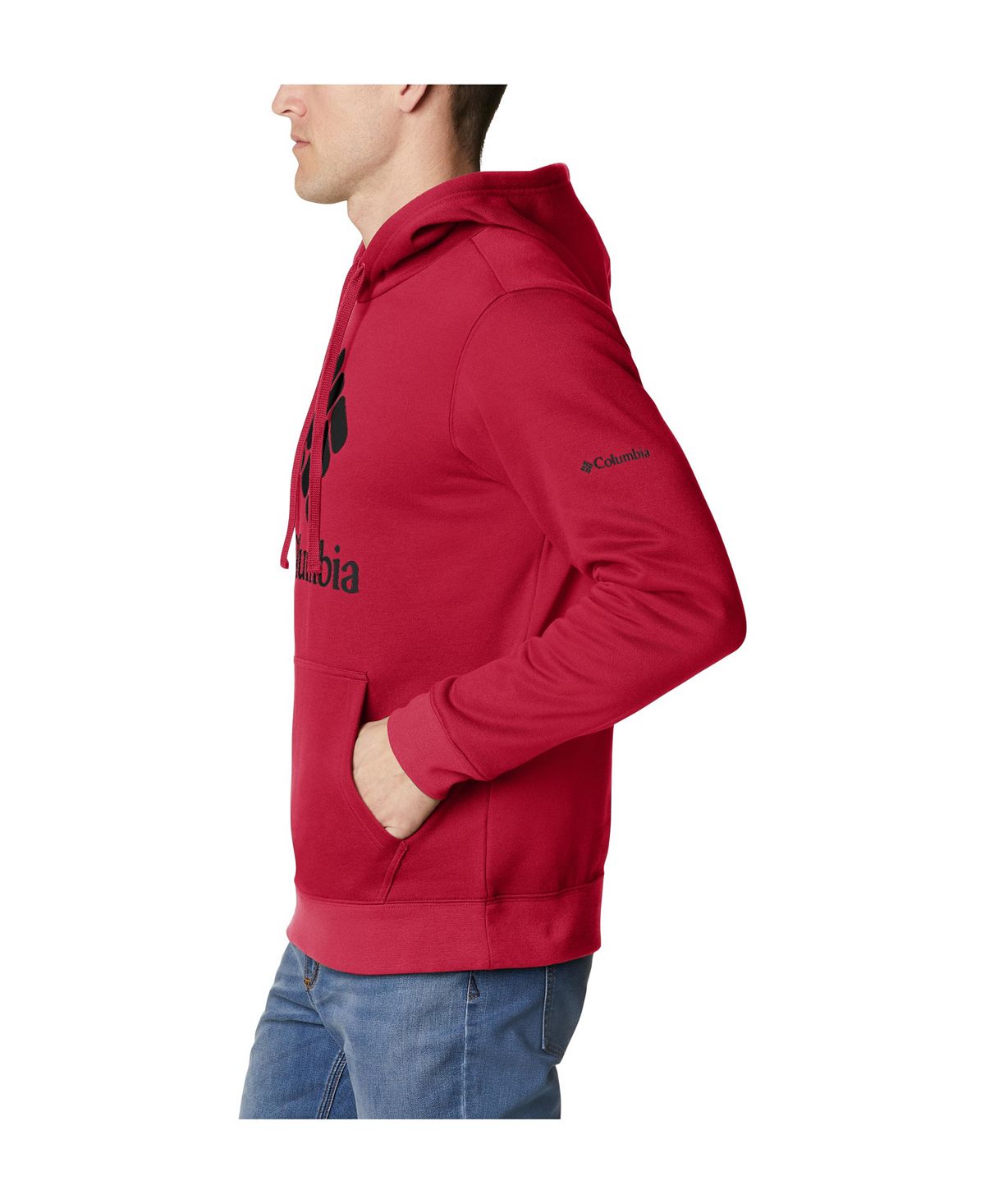Columbia Csc Stacked Logo Trek Hoodie Mountain Red, Black CSC Stacked Logo
