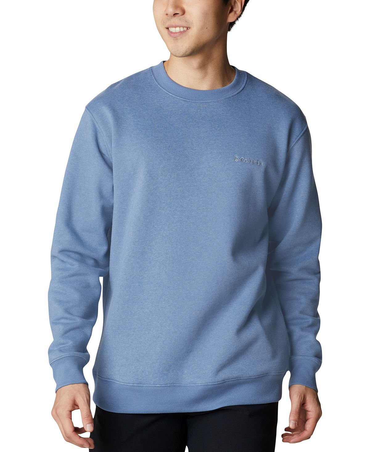 Columbia Hart Mountain Ii Crew Sweatshirt Bluestone Heather