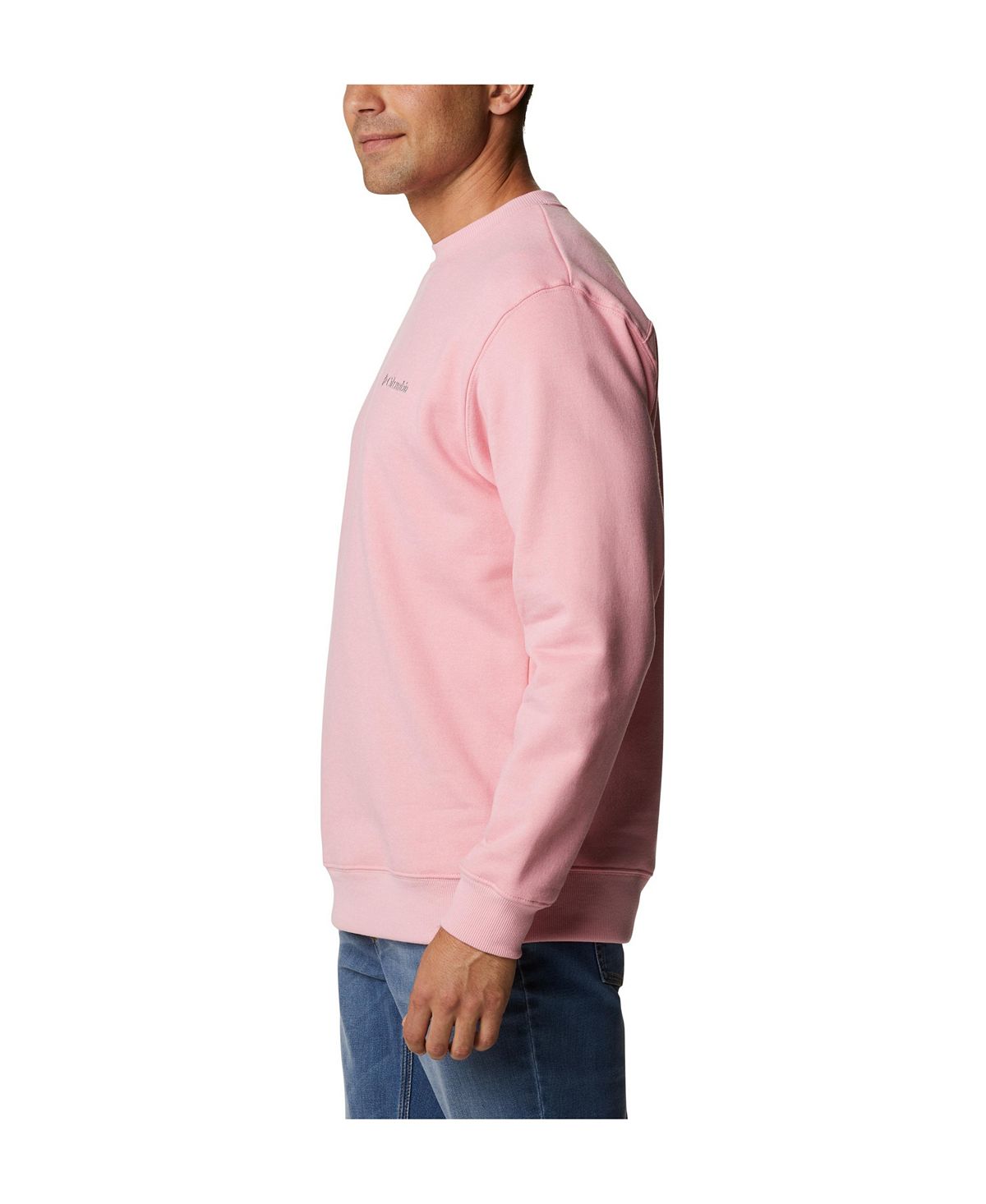 Columbia Hart Mountain Ii Crew Sweatshirt Pink Orchid Heather