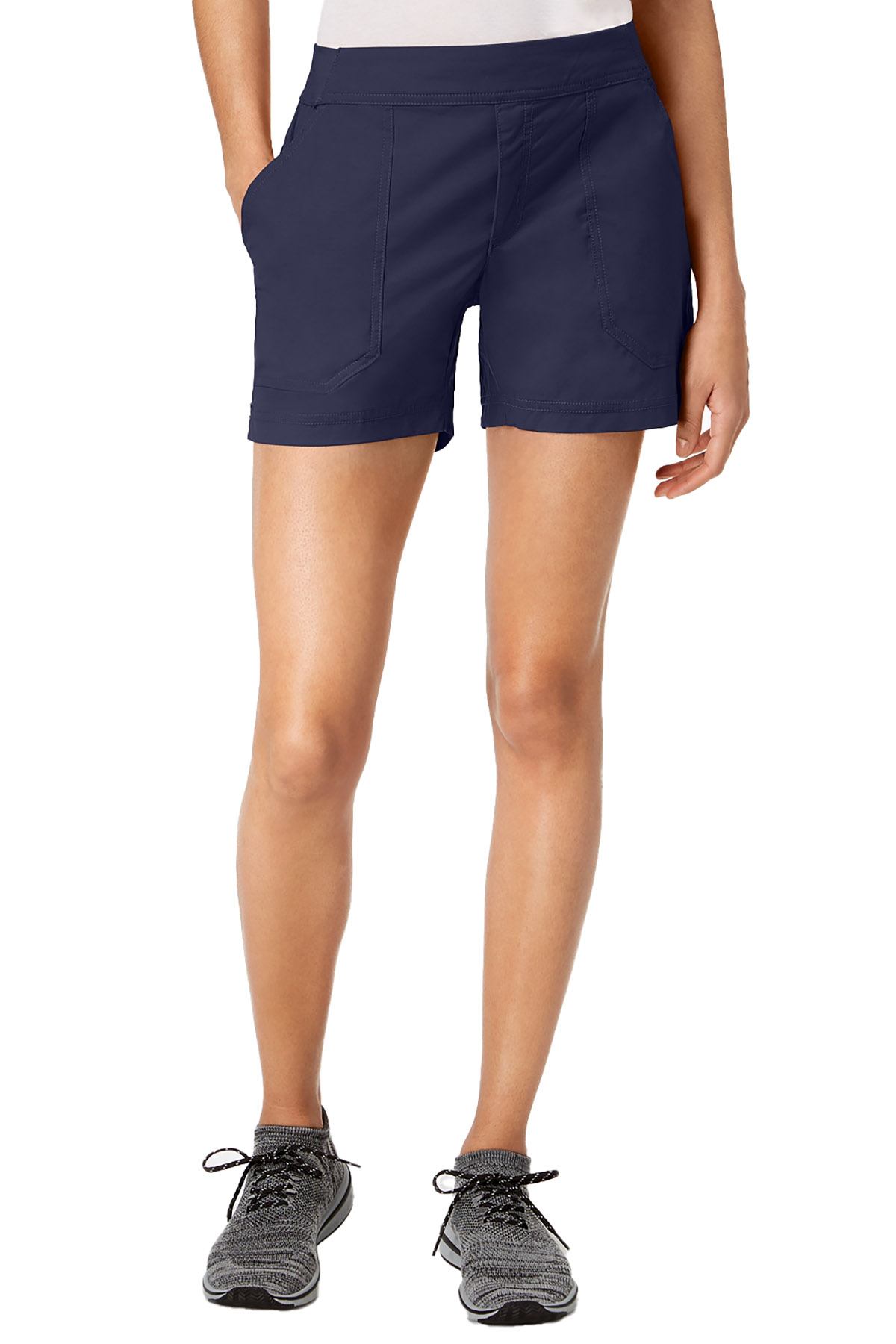Columbia Nocturnal Navy Walkabout Mid-Rise Stretch Short