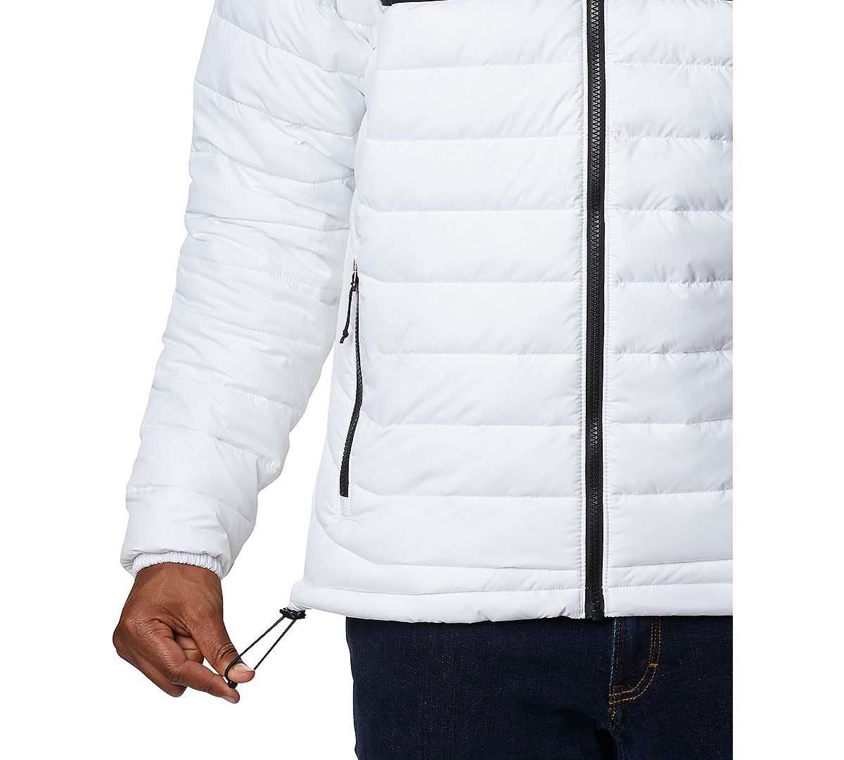 Columbia Powder Lite Water Resistant Jacket Black/White