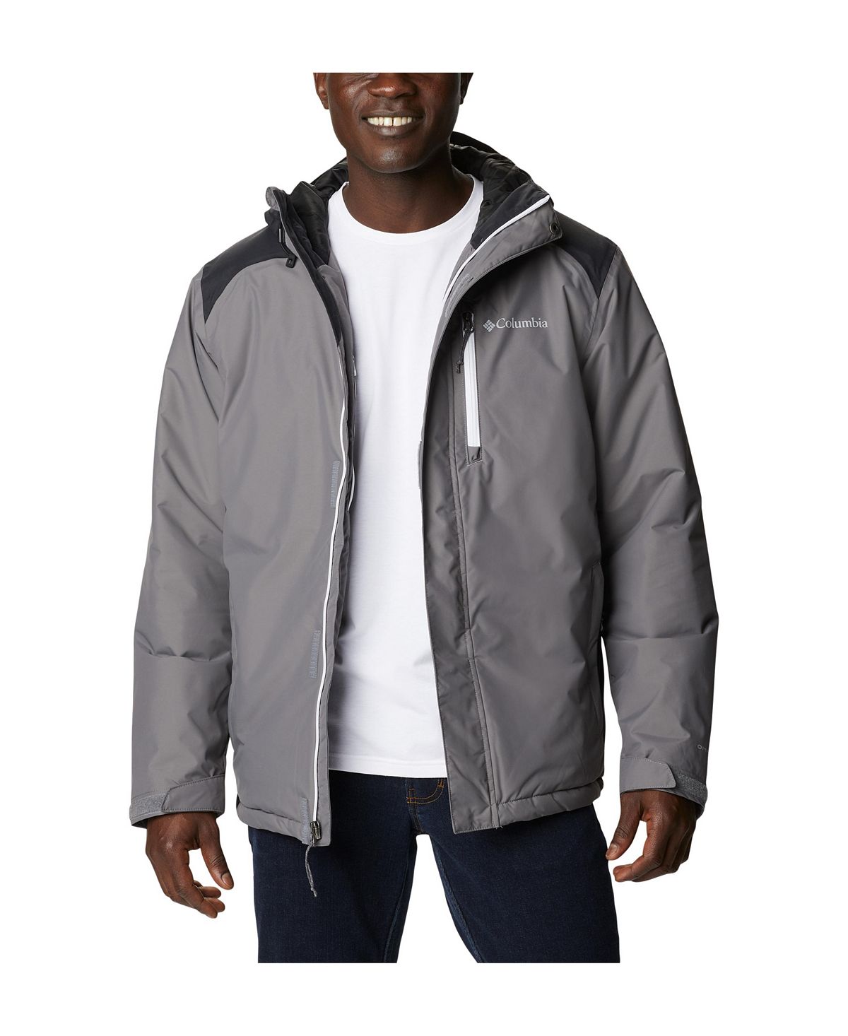 Columbia Tipton Peak Insulated Jacket City Gray, Black