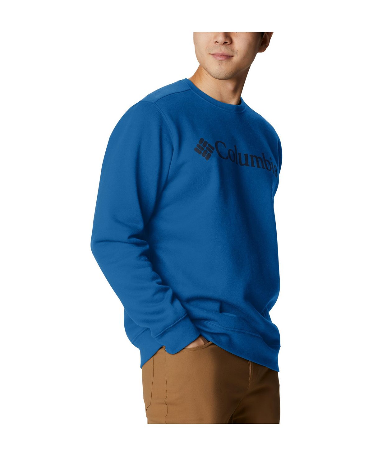 Columbia Trek Crew Sweatshirt Bright Indigo, Columbia Navy