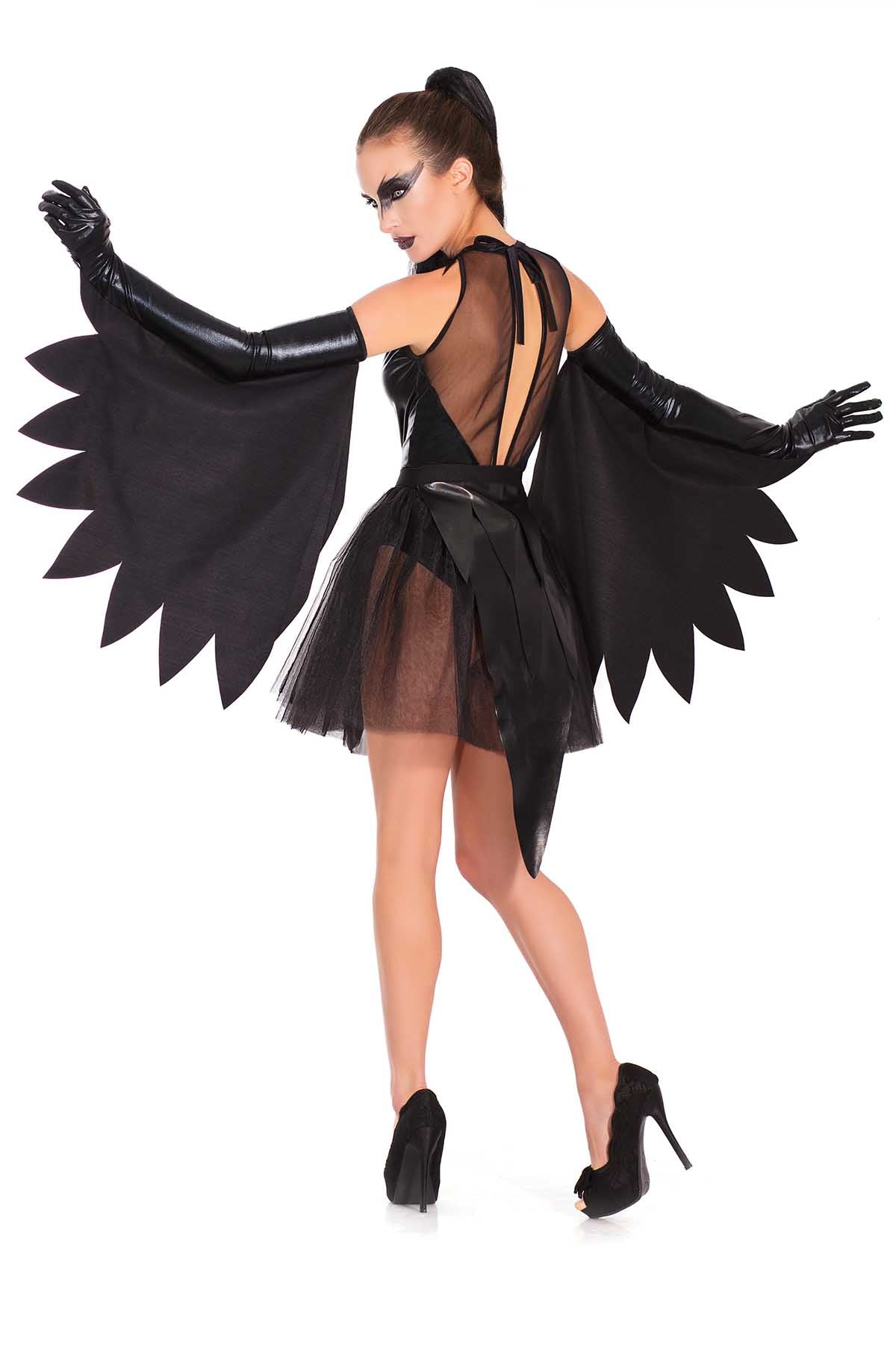 Coquette Black Raven / Black Swan 2-in-1 Costume