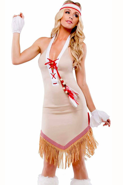Coquette Native Beauty 4-Piece Costume