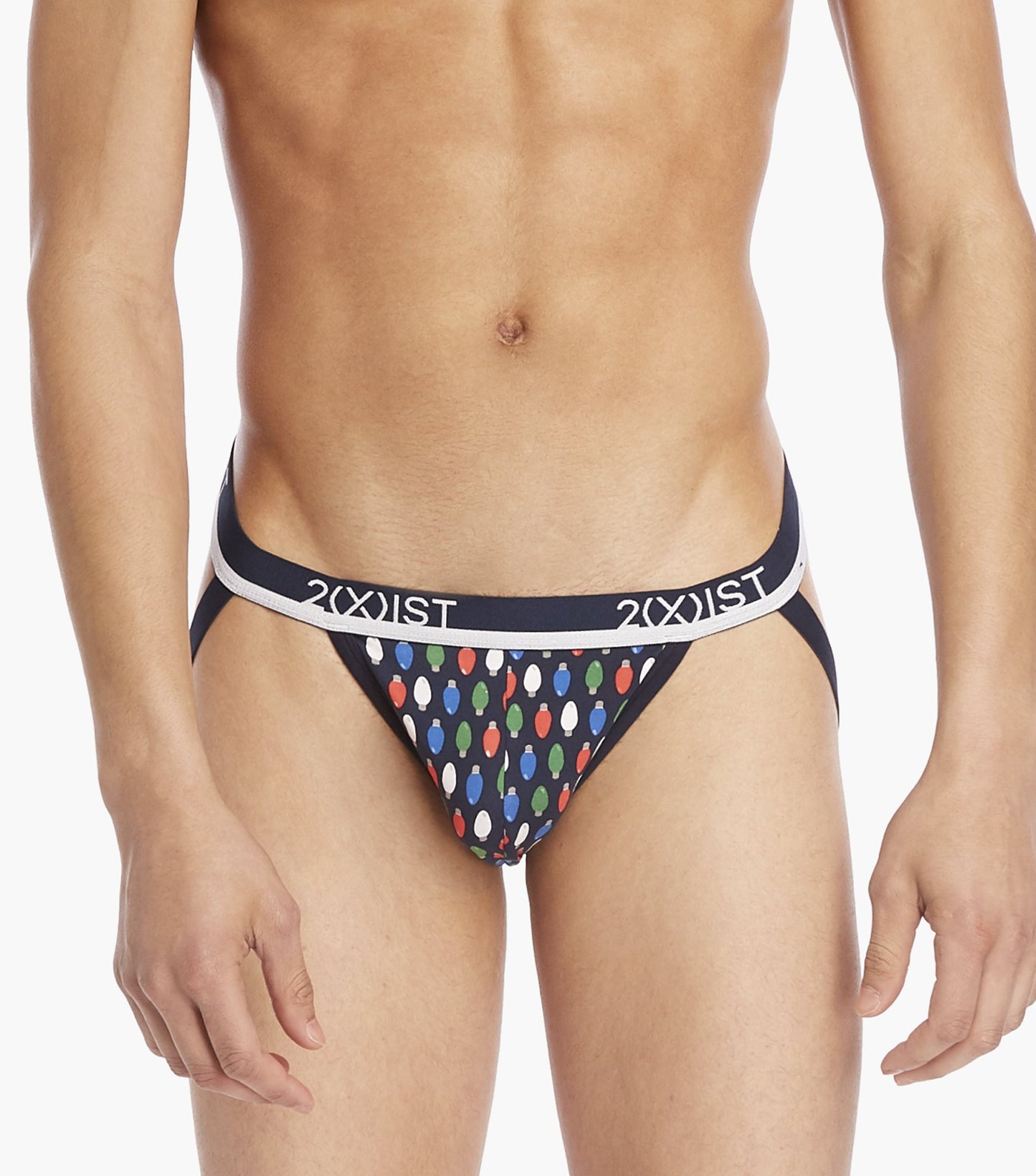 Cotton Stretch Jock Strap 3+1 Bonus Pack Blue