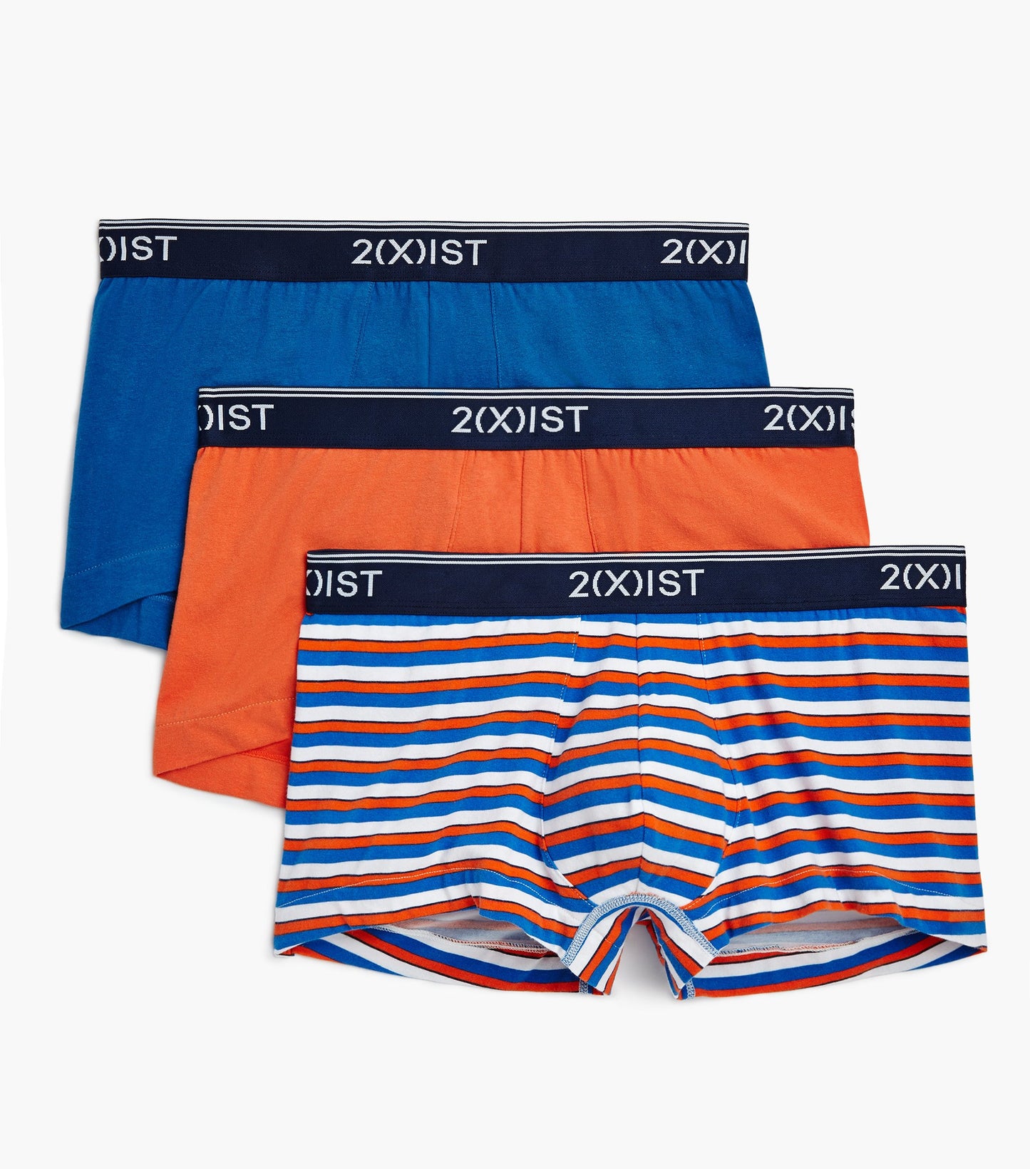 Cotton Stretch No-Show Trunk 3-Pack