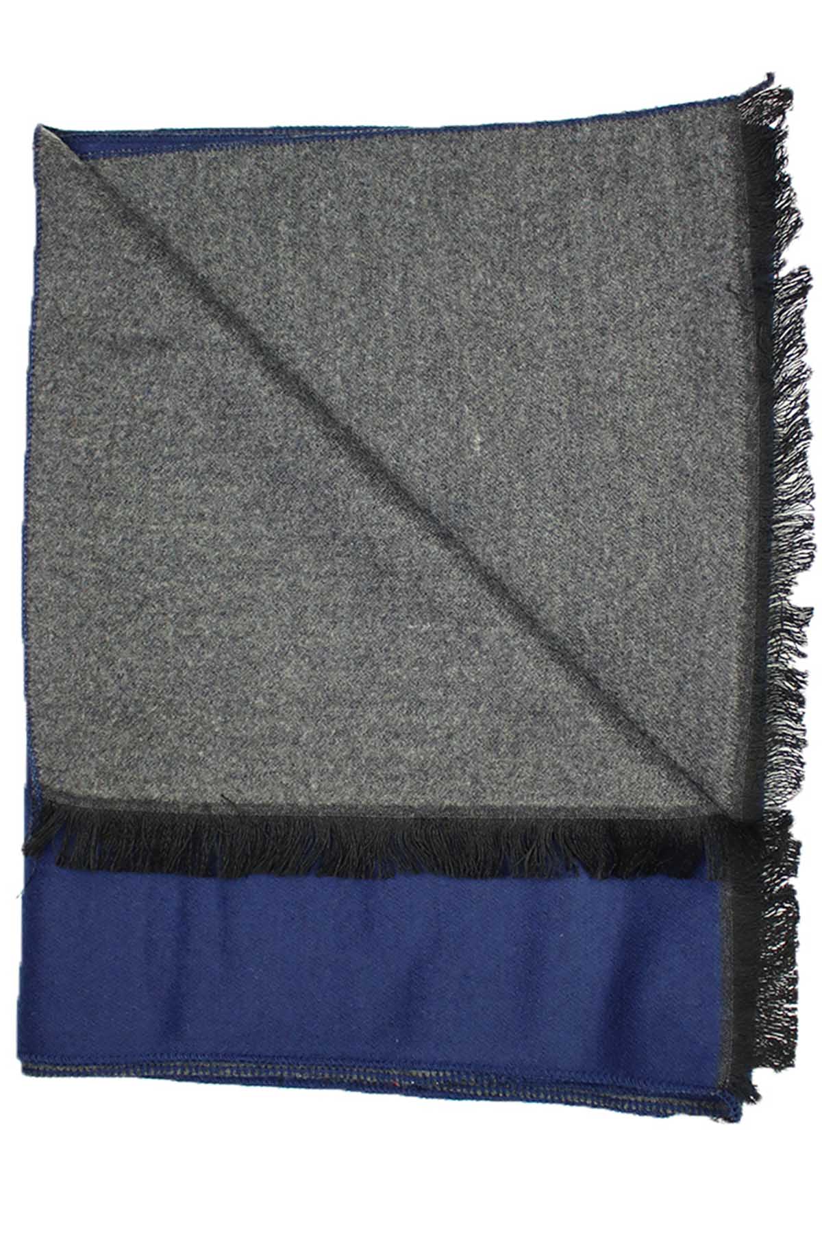 DIBI Solid Blue & Grey Scarf