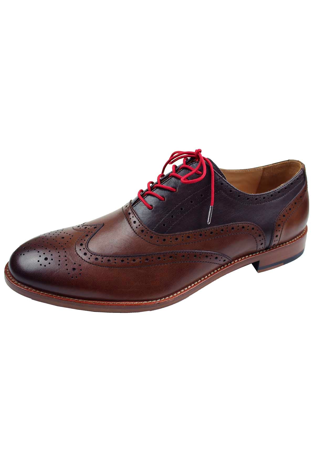 DIBI Solid-Red Dress Shoelaces w/ Silver Aglets