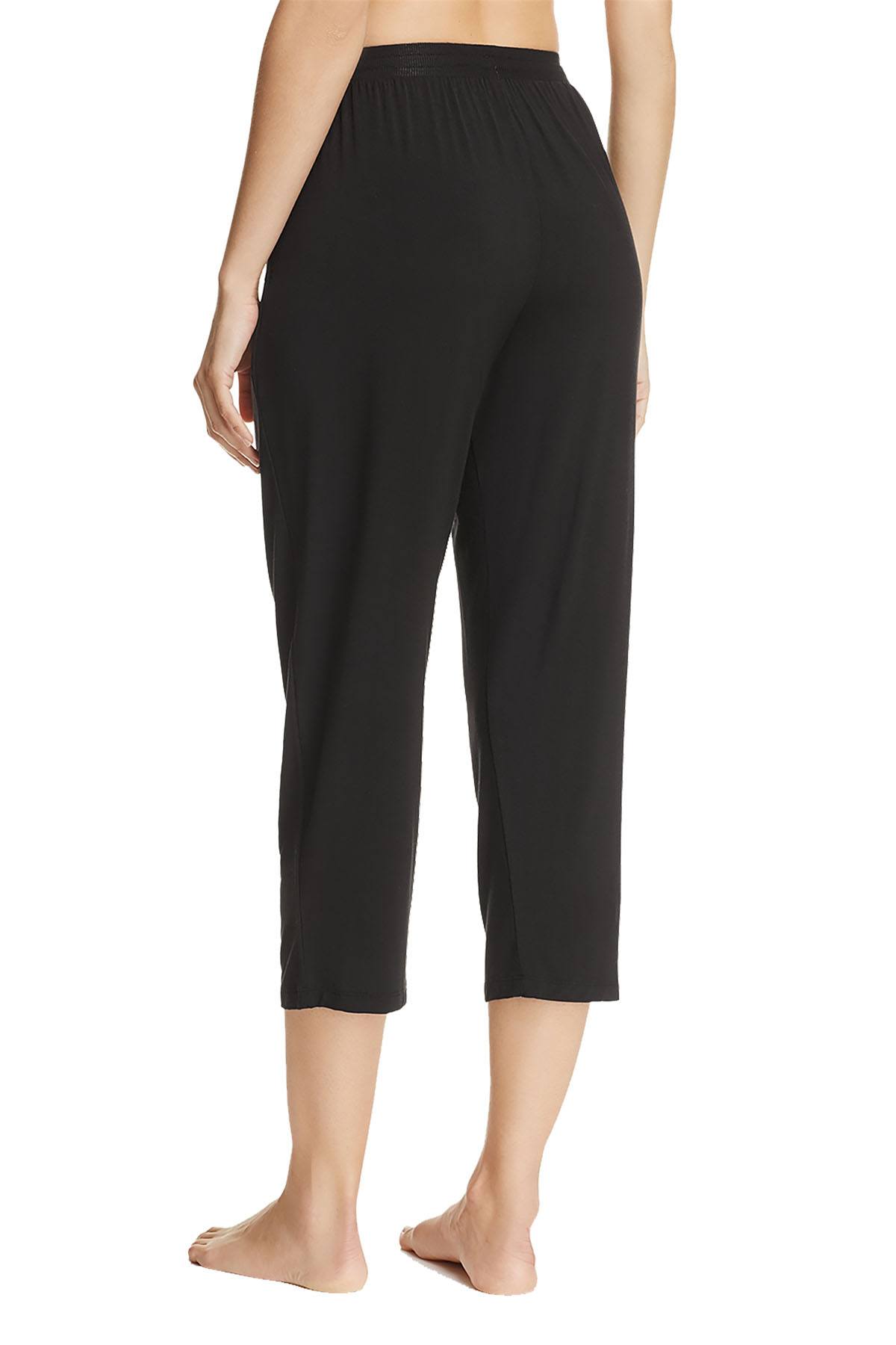 DKNY Black Capri-Length Lounge Pant