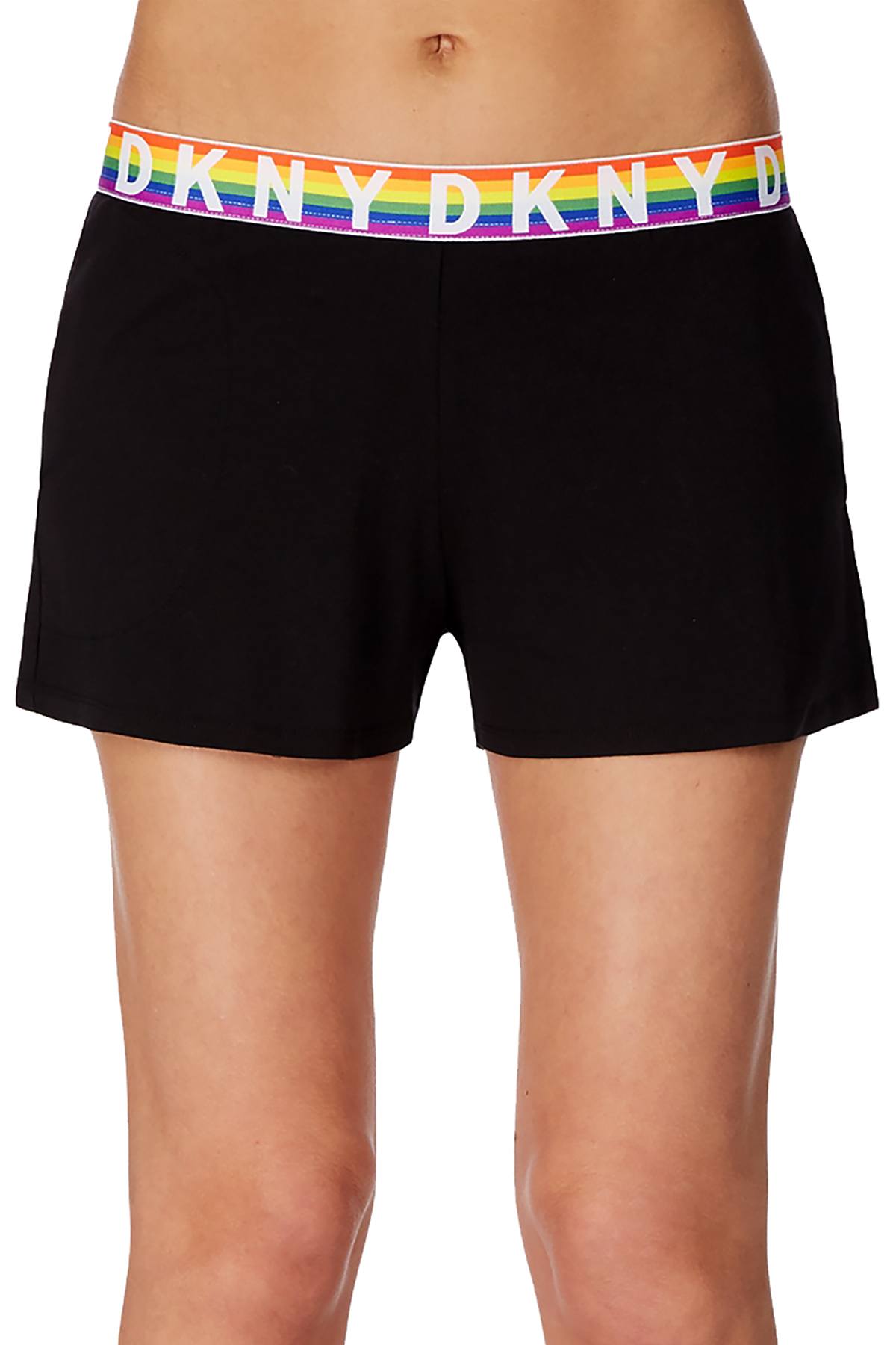 DKNY Black Pride Rainbow Logo Boxer Lounge Short