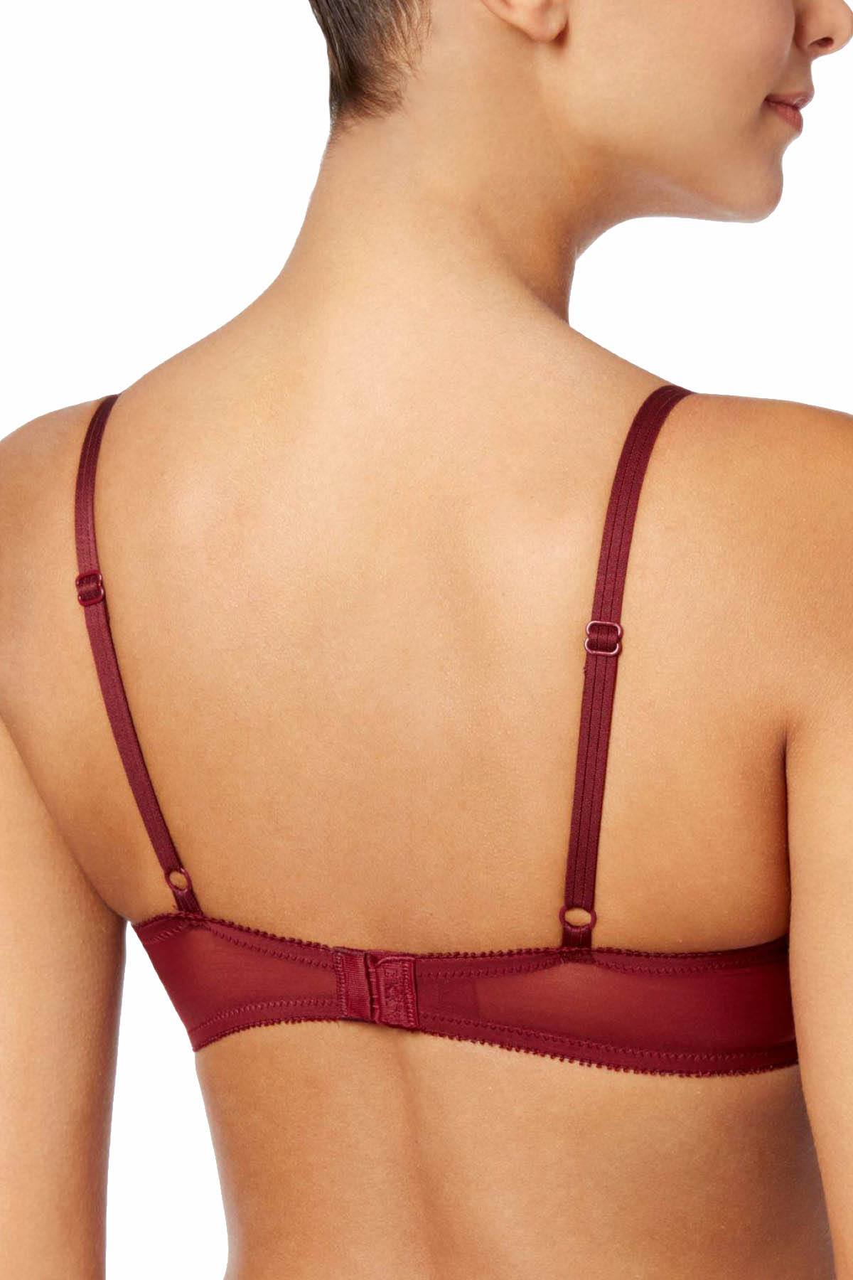 DKNY Bordeaux Nightfall Crochet/Lace Balconette Bra