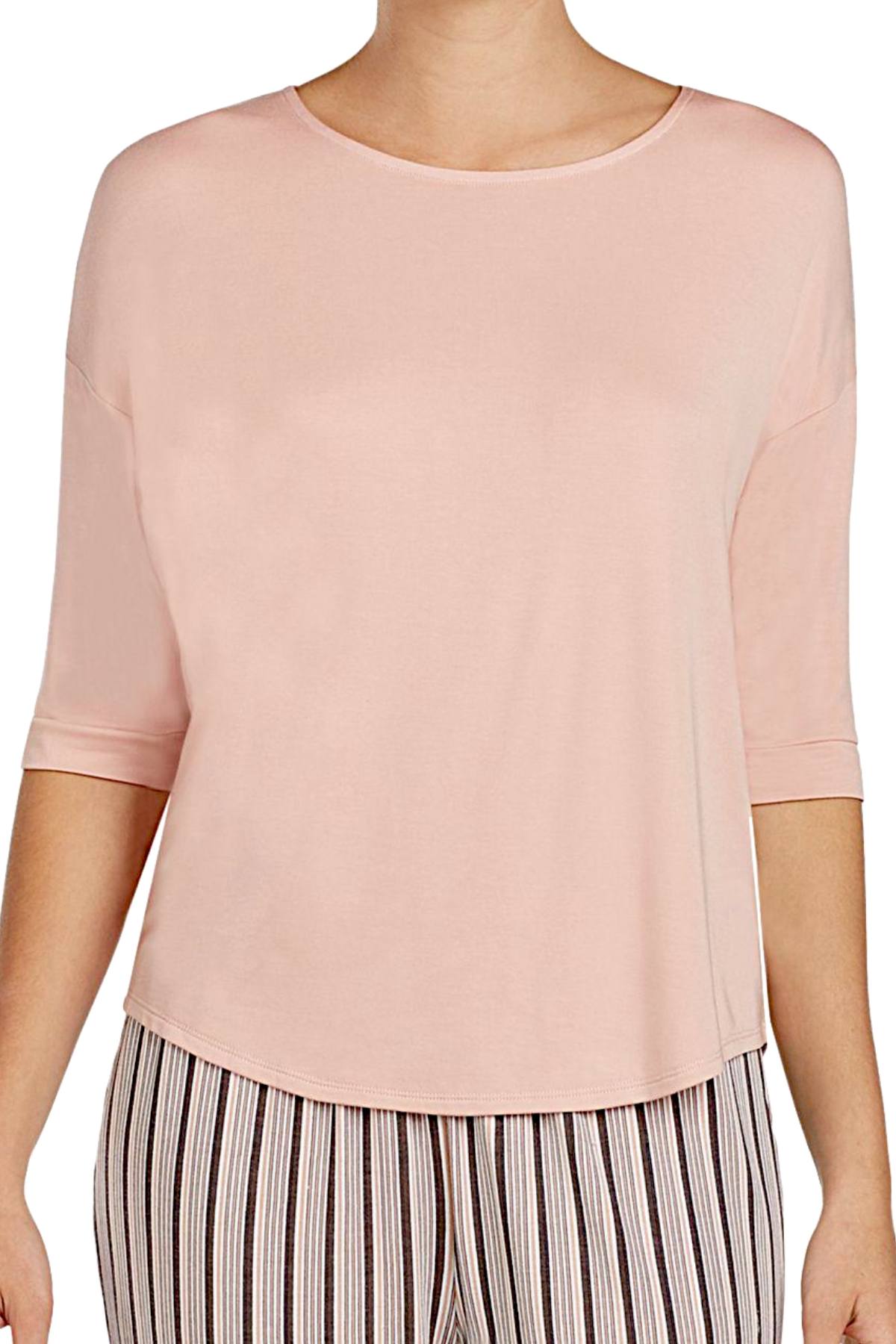 DKNY Pink Open-Back Modal/Jersey Lounge Top