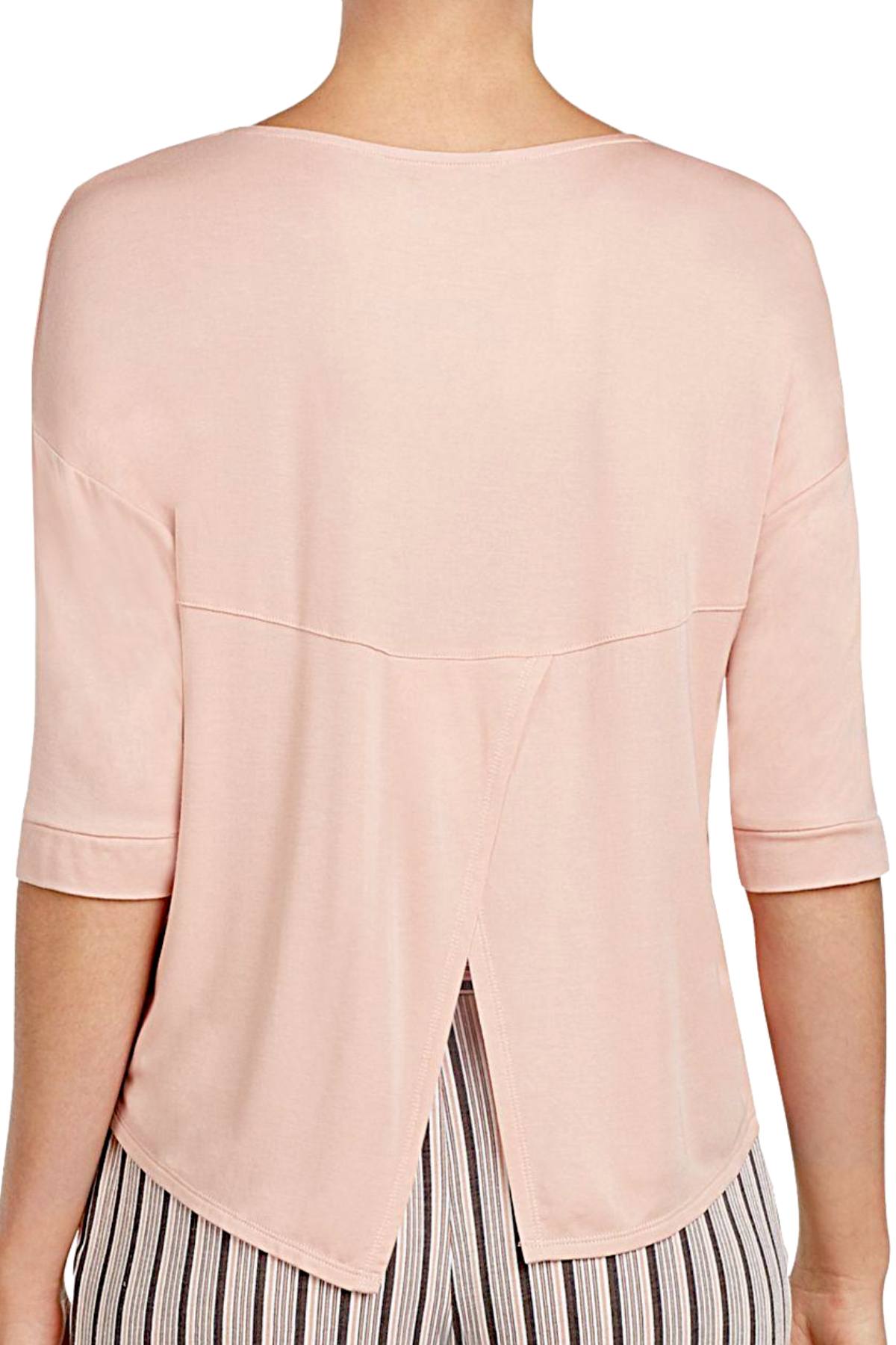 DKNY Pink Open-Back Modal/Jersey Lounge Top