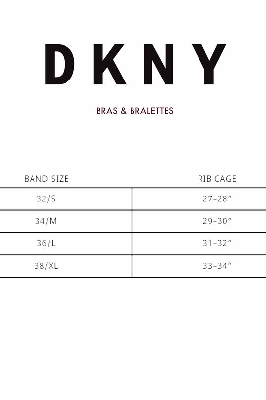 DKNY Poplin White Nightfall Embroidered Wirefree Bralette
